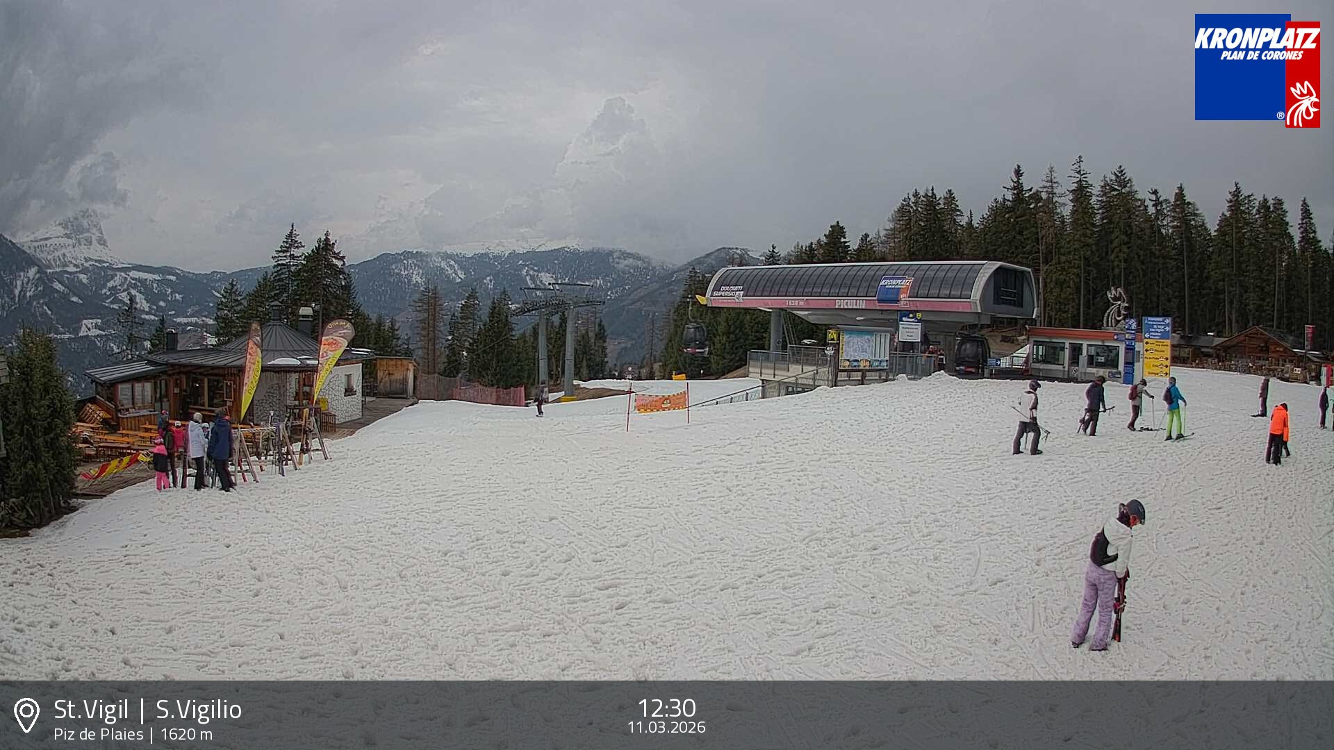 Archived image Webcam top station Piz de Plaies, Plan de Corones