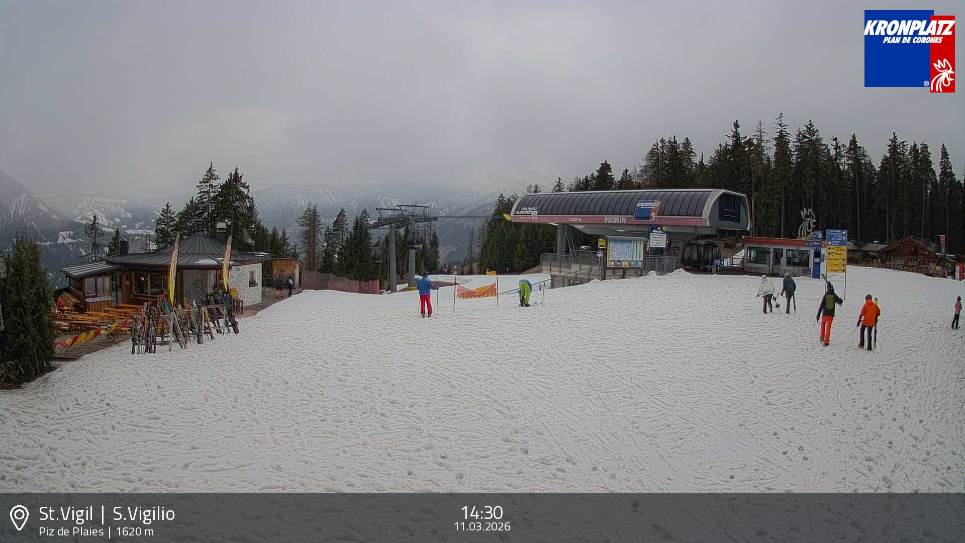 Archived image Webcam top station Piz de Plaies, Plan de Corones