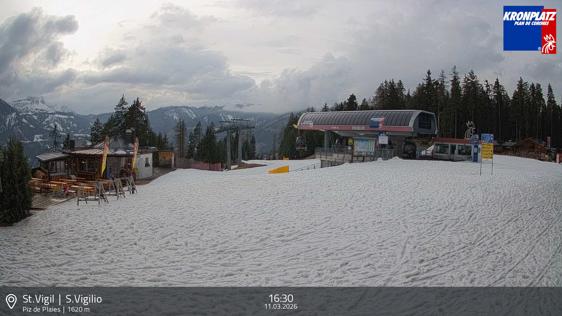 Archived image Webcam top station Piz de Plaies, Plan de Corones