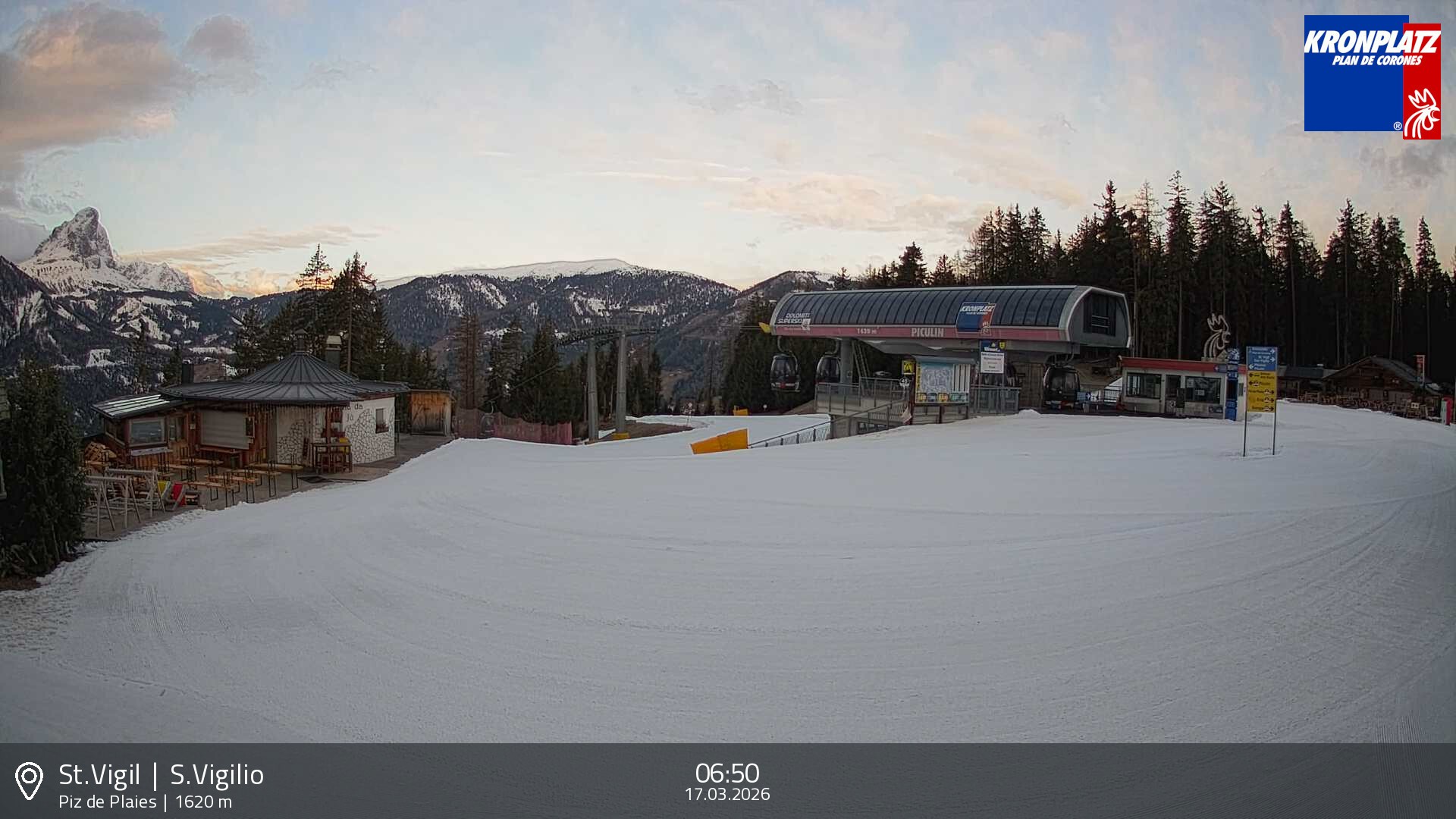 Archiv Foto Webcam Piz de Plaies, Kronplatz