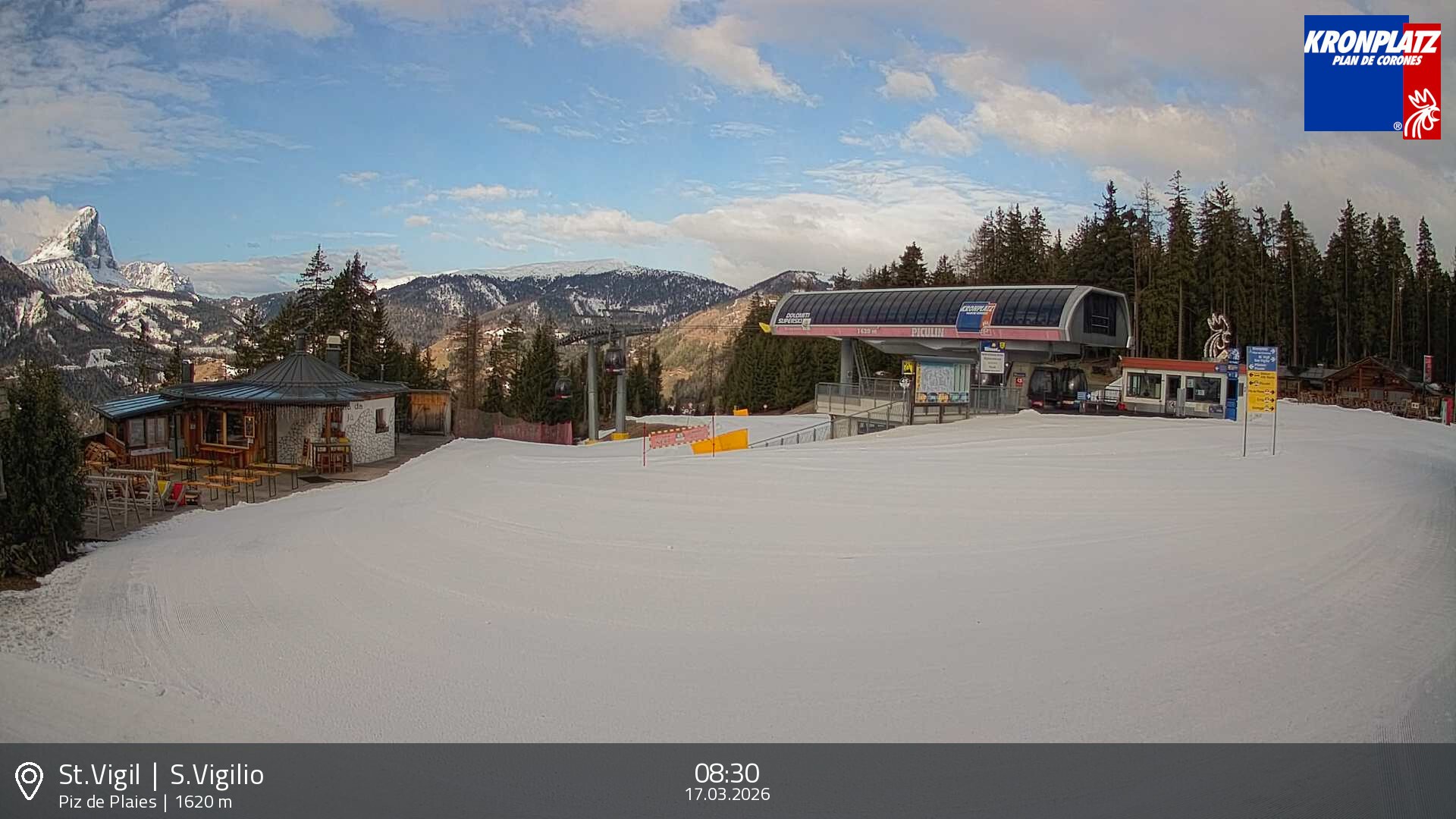 Archiv Foto Webcam Piz de Plaies, Kronplatz