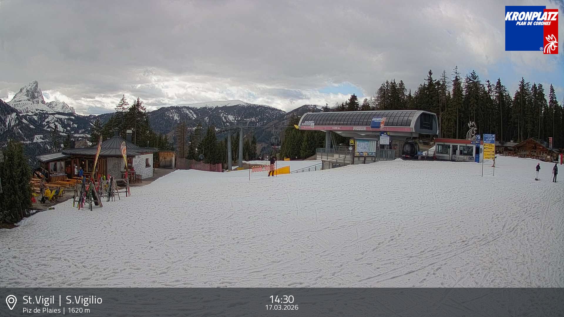 Archiv Foto Webcam Piz de Plaies, Kronplatz