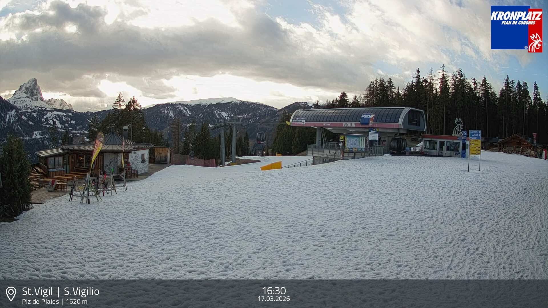 Archiv Foto Webcam Piz de Plaies, Kronplatz