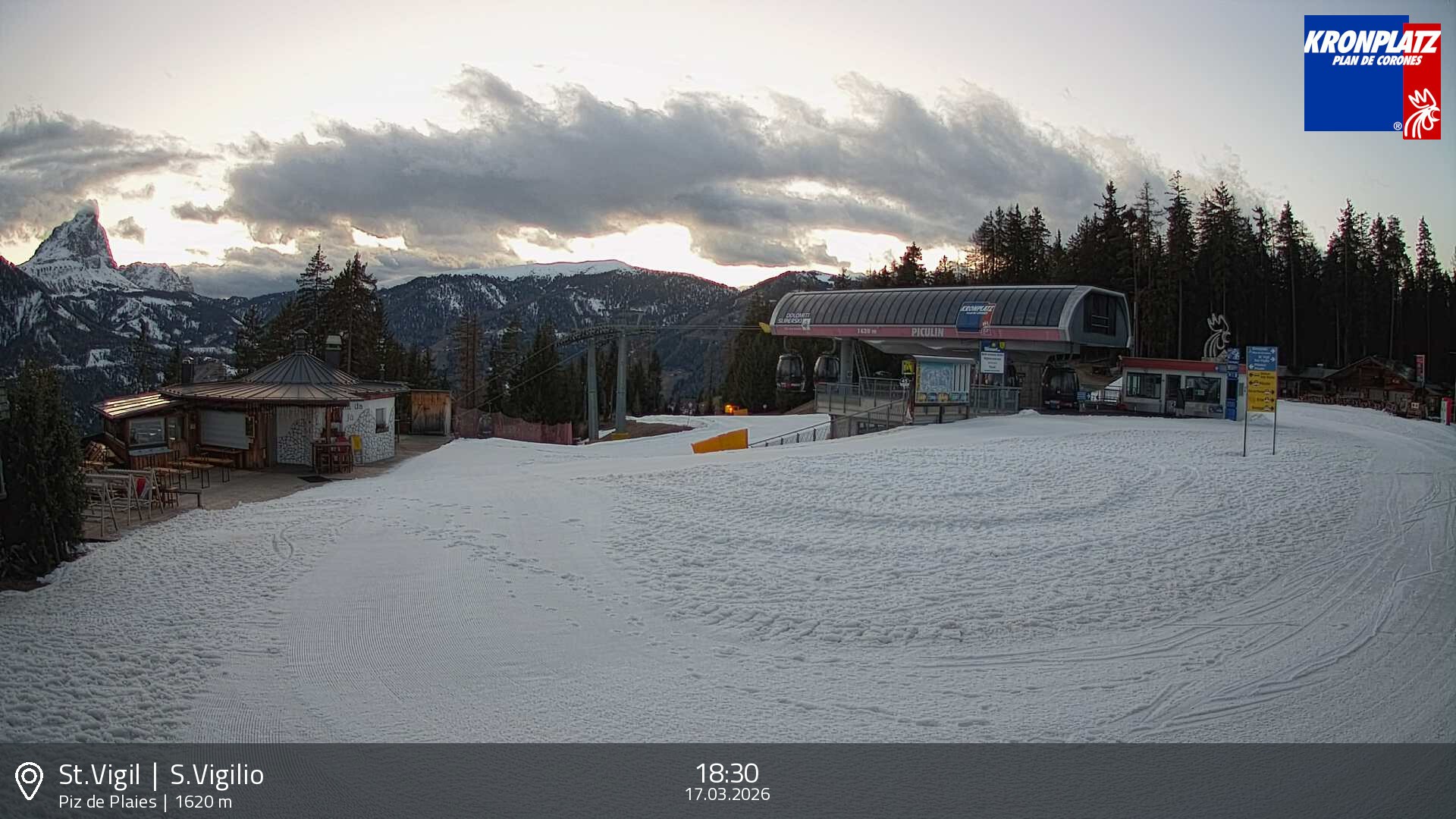 Archiv Foto Webcam Piz de Plaies, Kronplatz