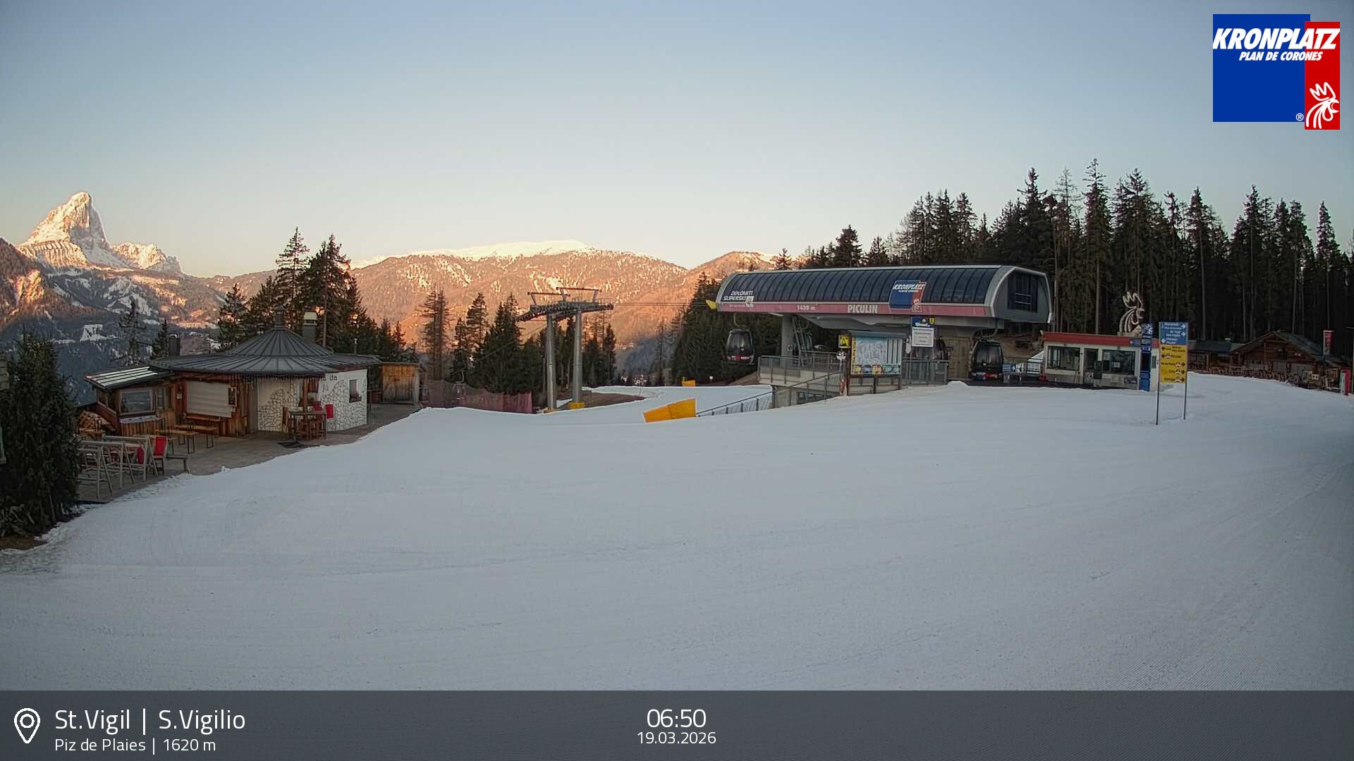 Archiv Foto Webcam Piz de Plaies, Kronplatz