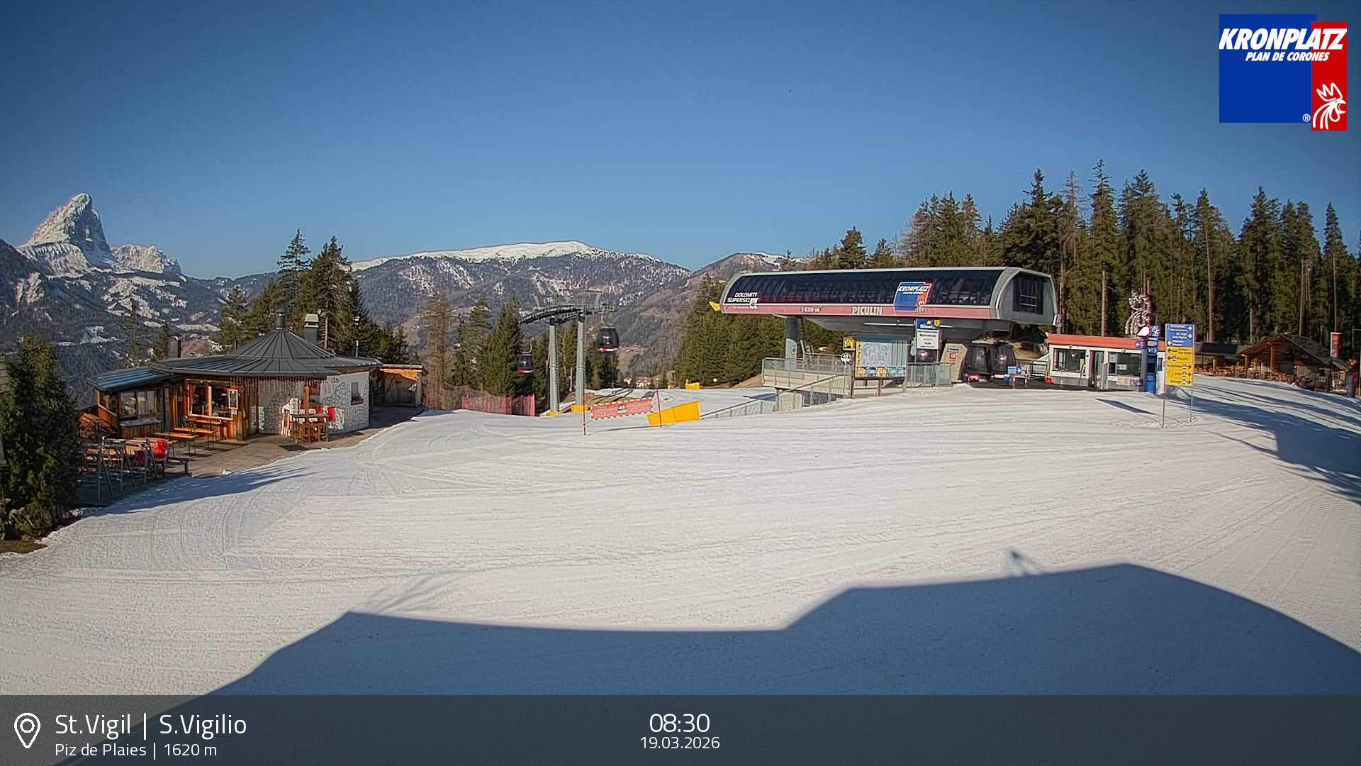 Archiv Foto Webcam Piz de Plaies, Kronplatz