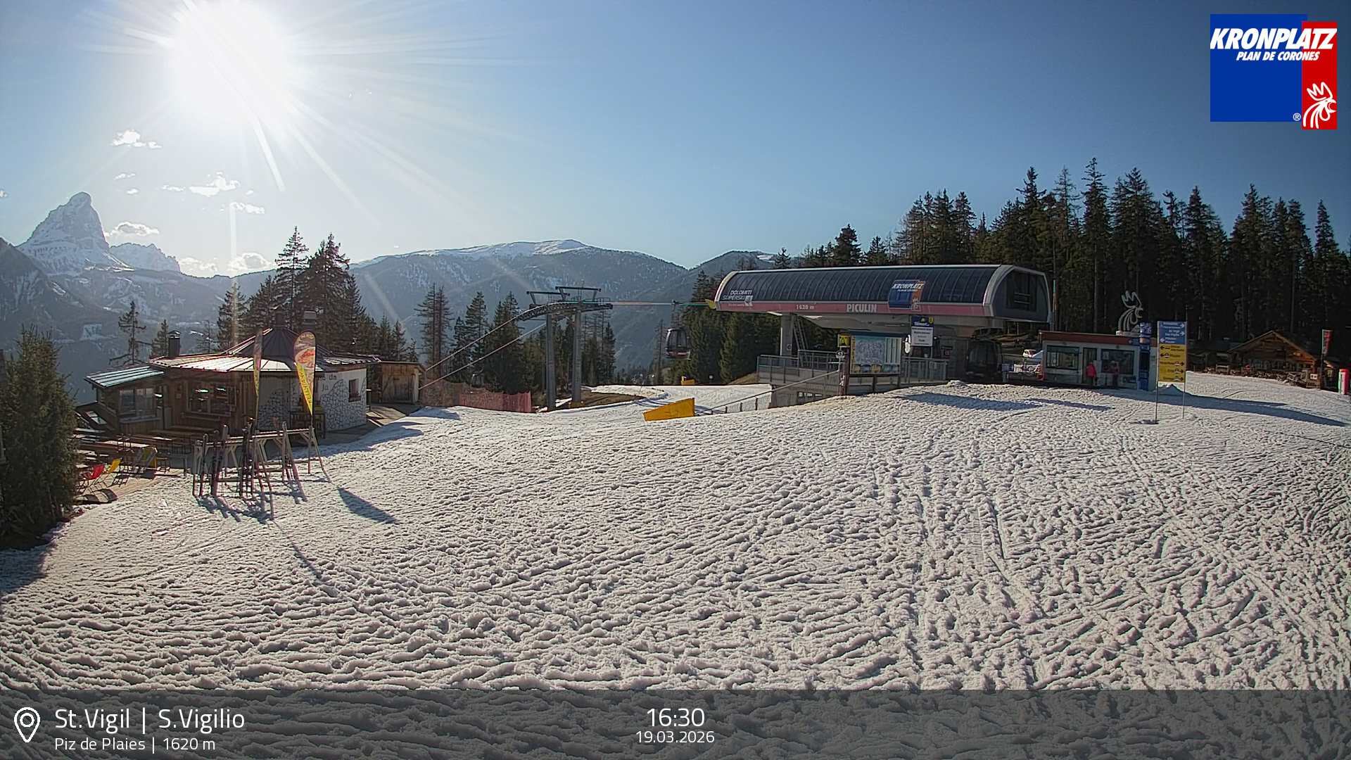 Archiv Foto Webcam Piz de Plaies, Kronplatz