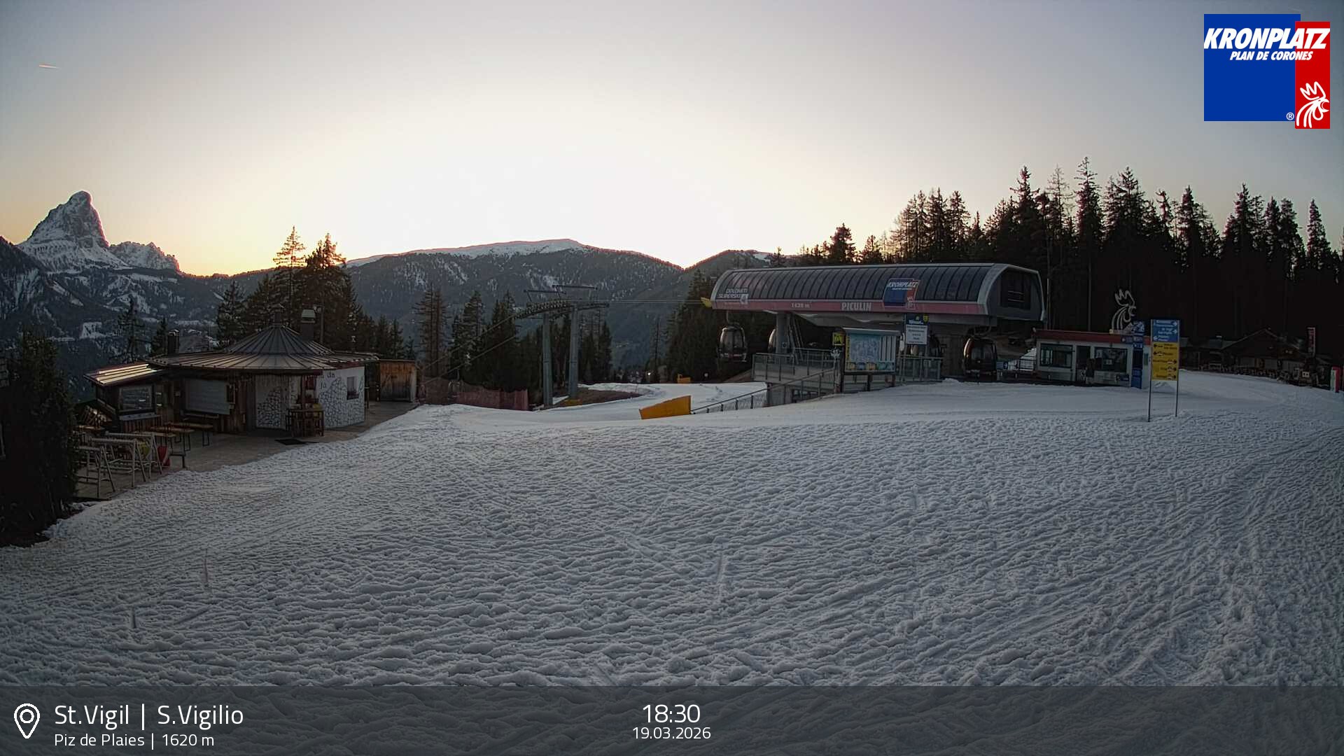 Archiv Foto Webcam Piz de Plaies, Kronplatz