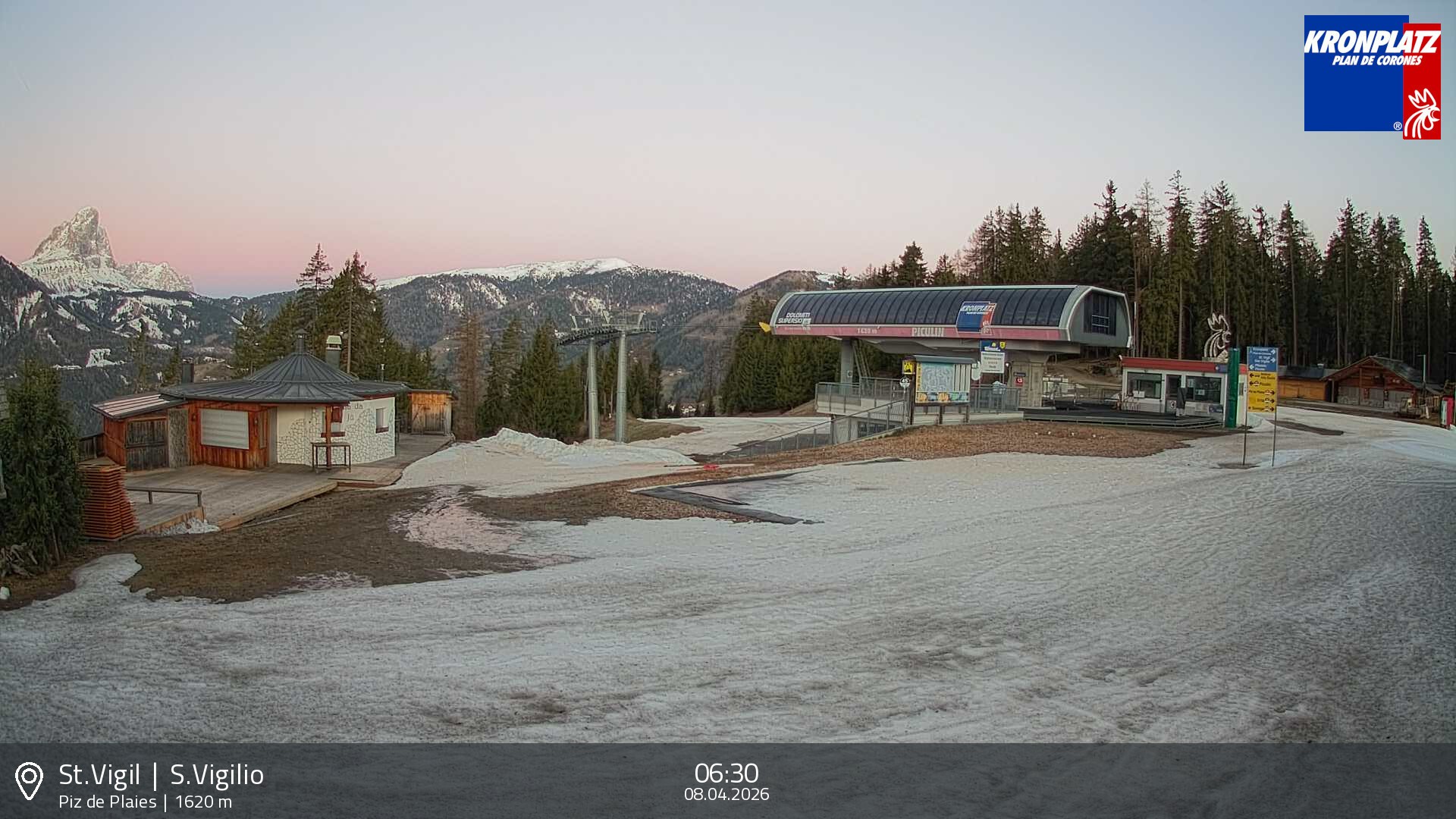 Archiv Foto Webcam Piz de Plaies, Kronplatz