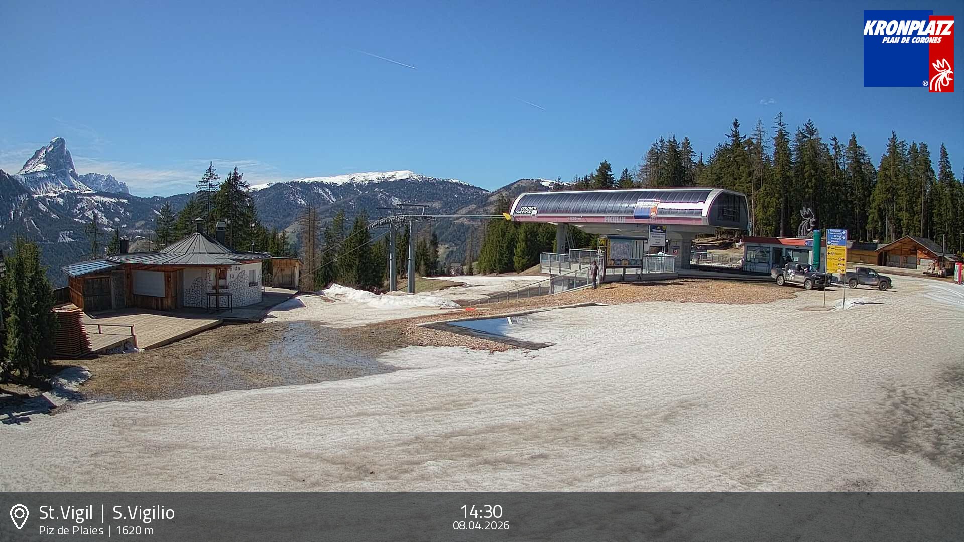 Archiv Foto Webcam Piz de Plaies, Kronplatz