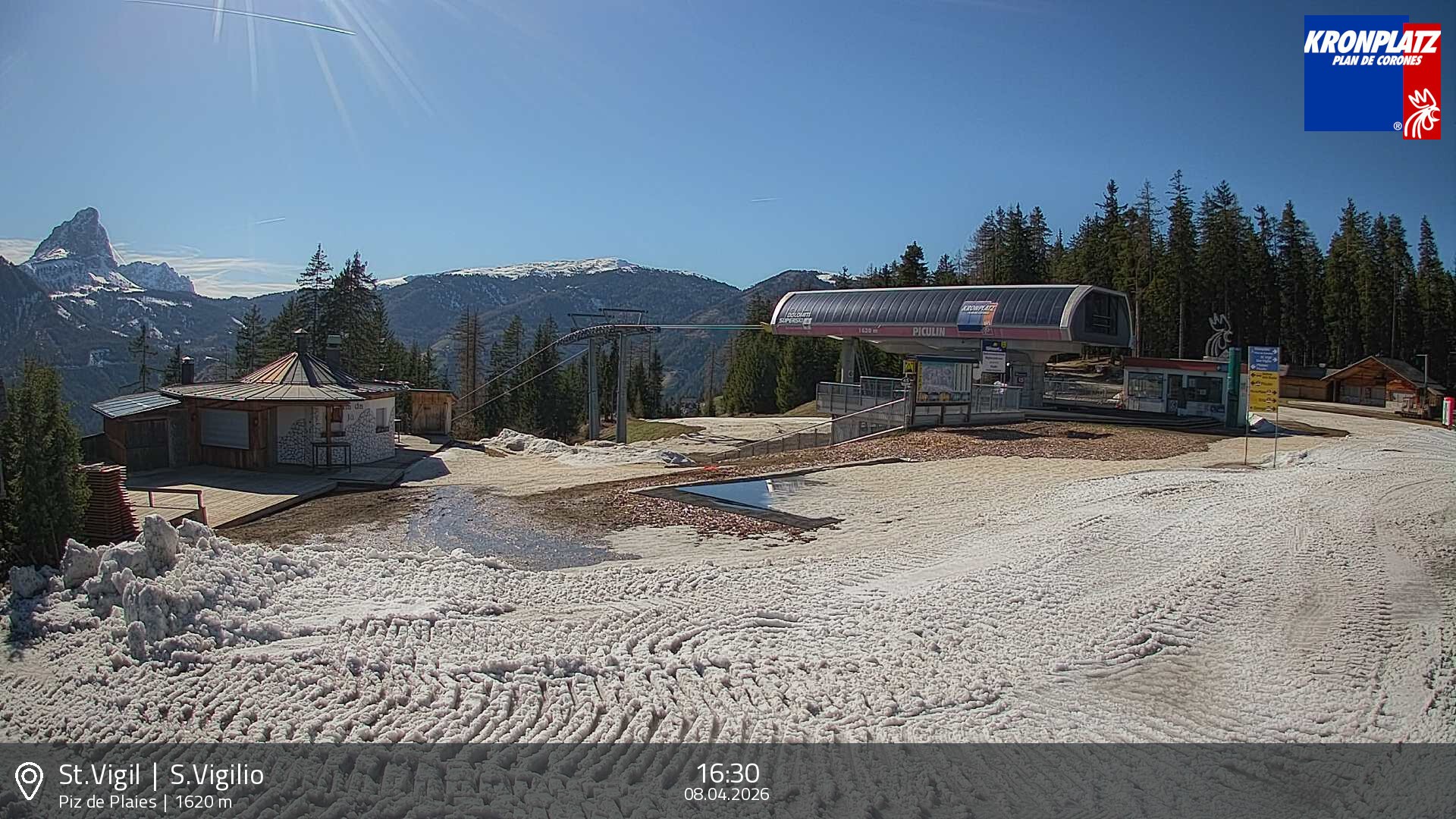 Archiv Foto Webcam Piz de Plaies, Kronplatz