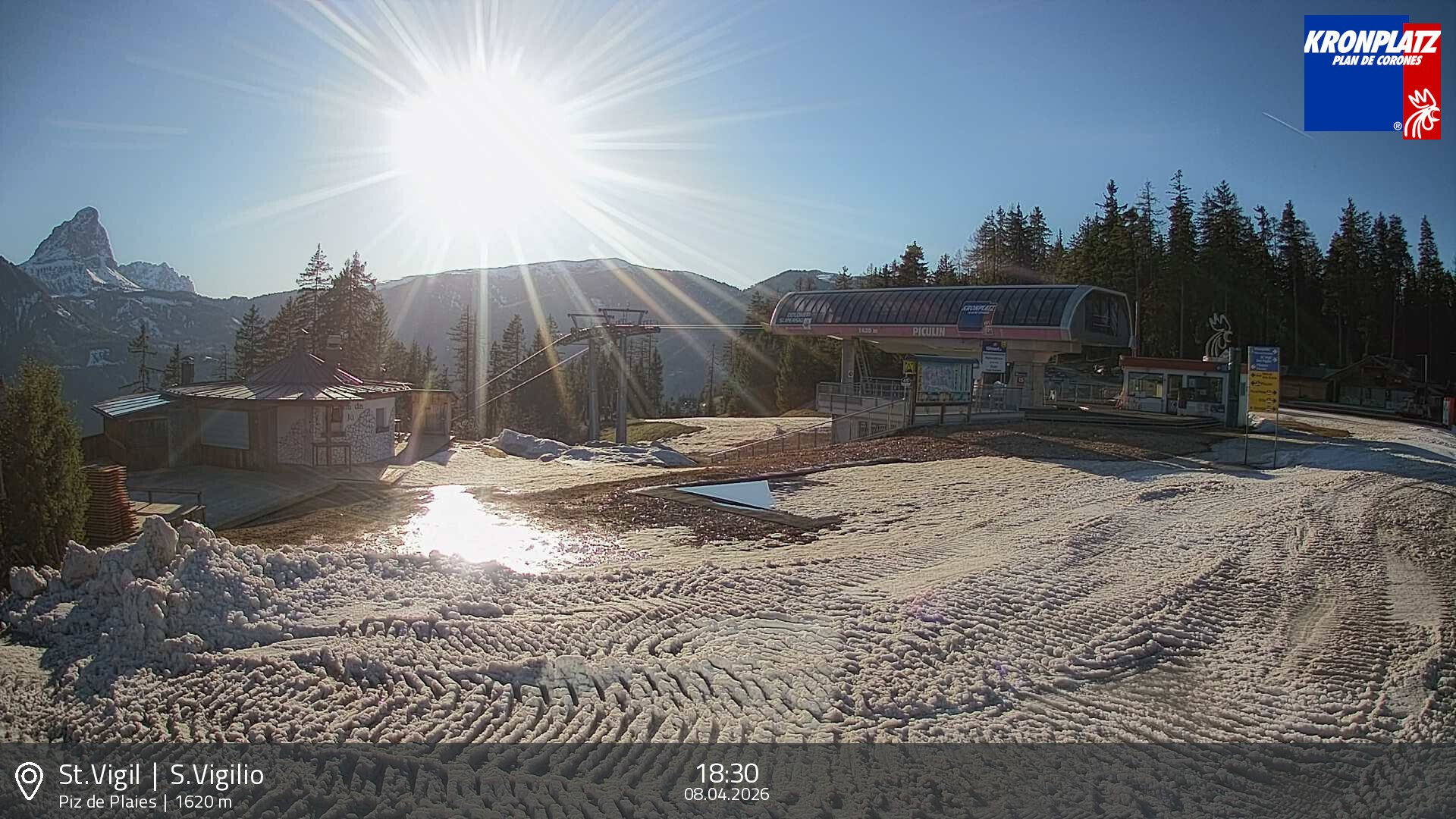 Archiv Foto Webcam Piz de Plaies, Kronplatz