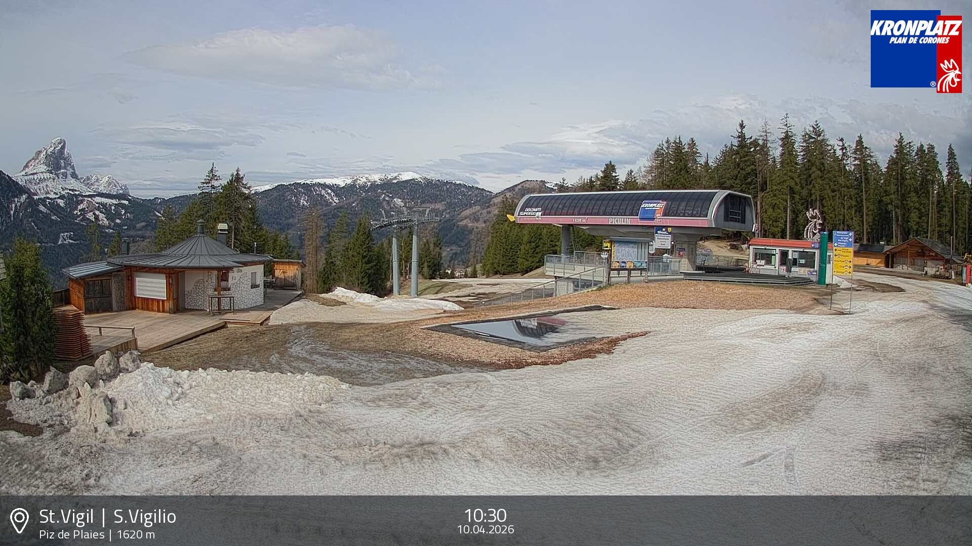 Archived image Webcam top station Piz de Plaies, Plan de Corones