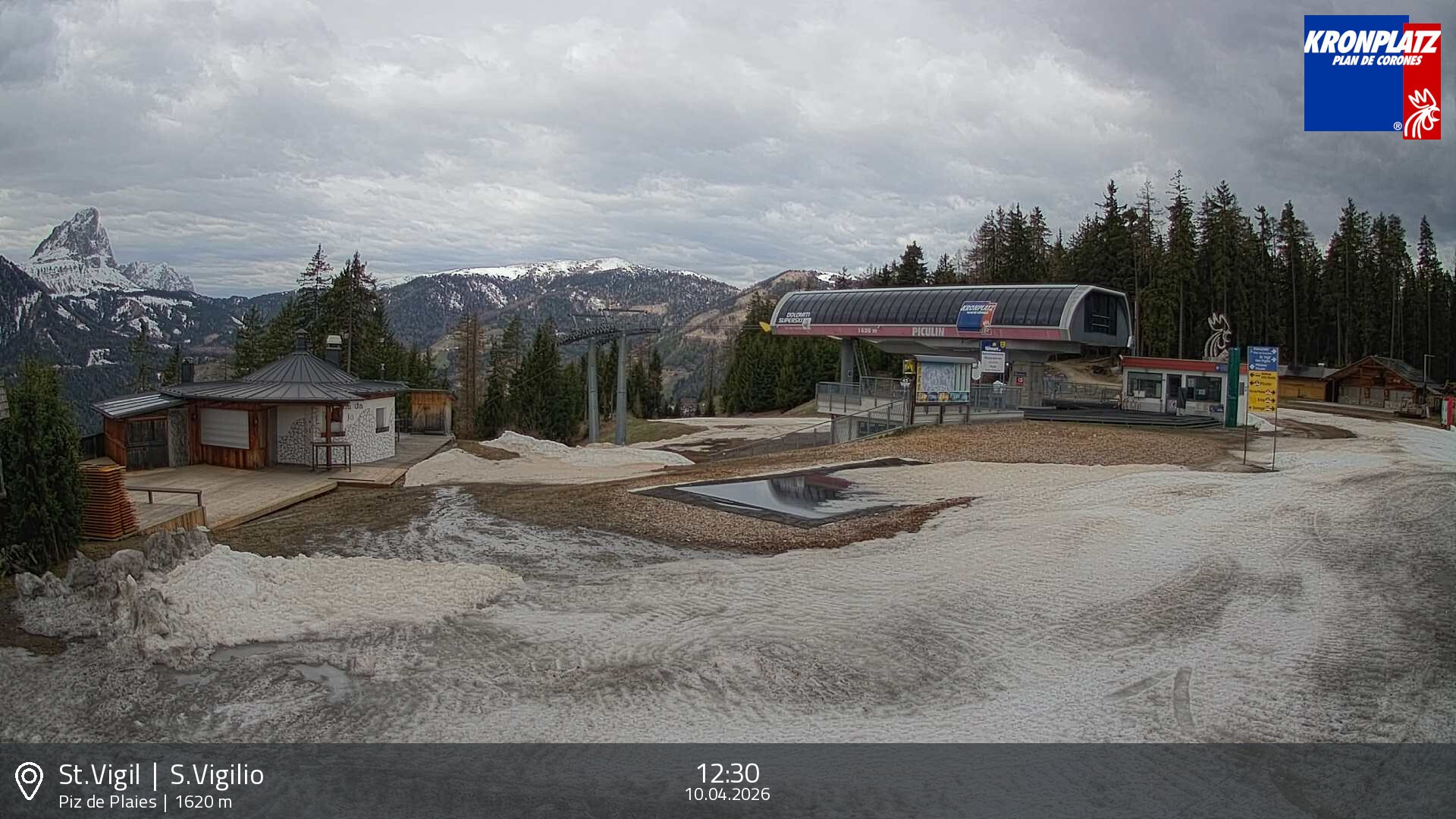 Archived image Webcam top station Piz de Plaies, Plan de Corones