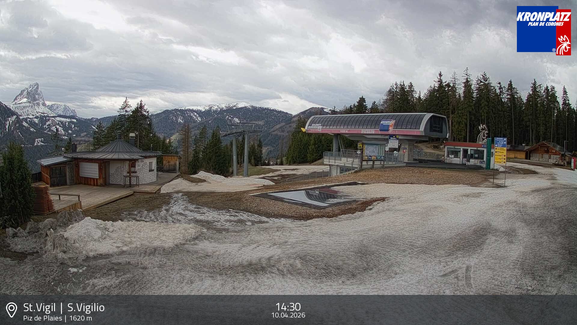 Archived image Webcam top station Piz de Plaies, Plan de Corones