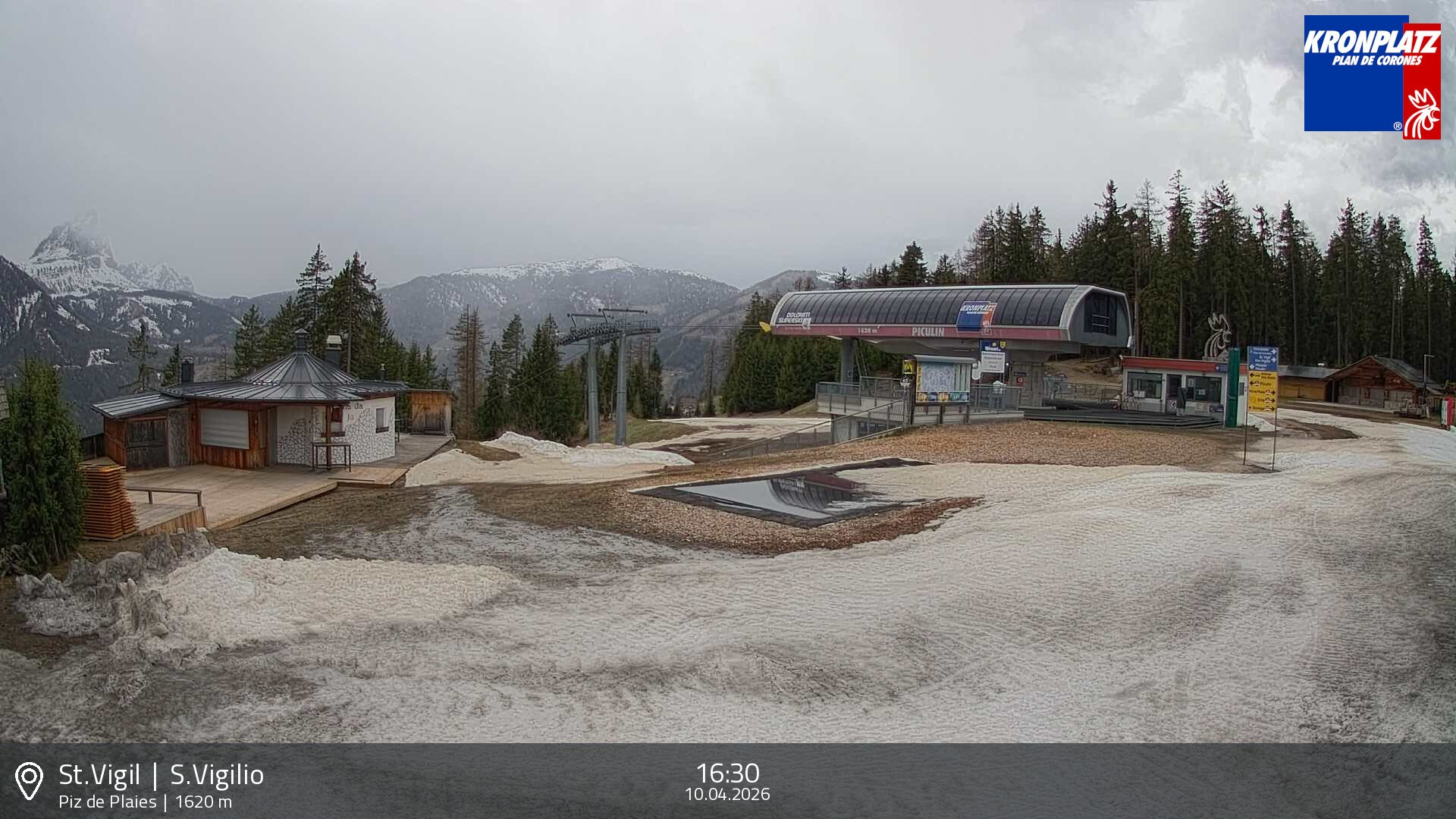 Archived image Webcam top station Piz de Plaies, Plan de Corones