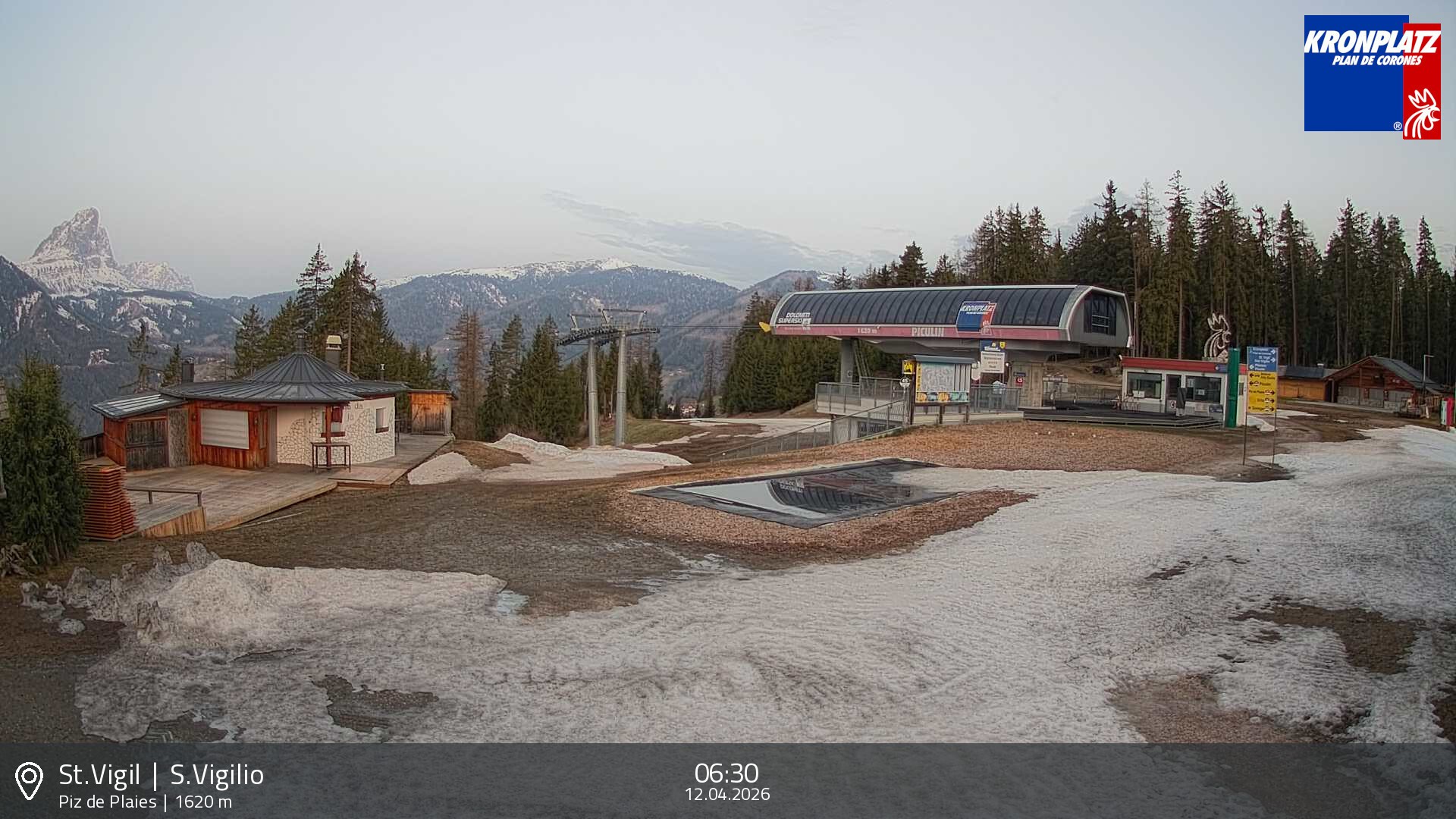 Archived image Webcam top station Piz de Plaies, Plan de Corones