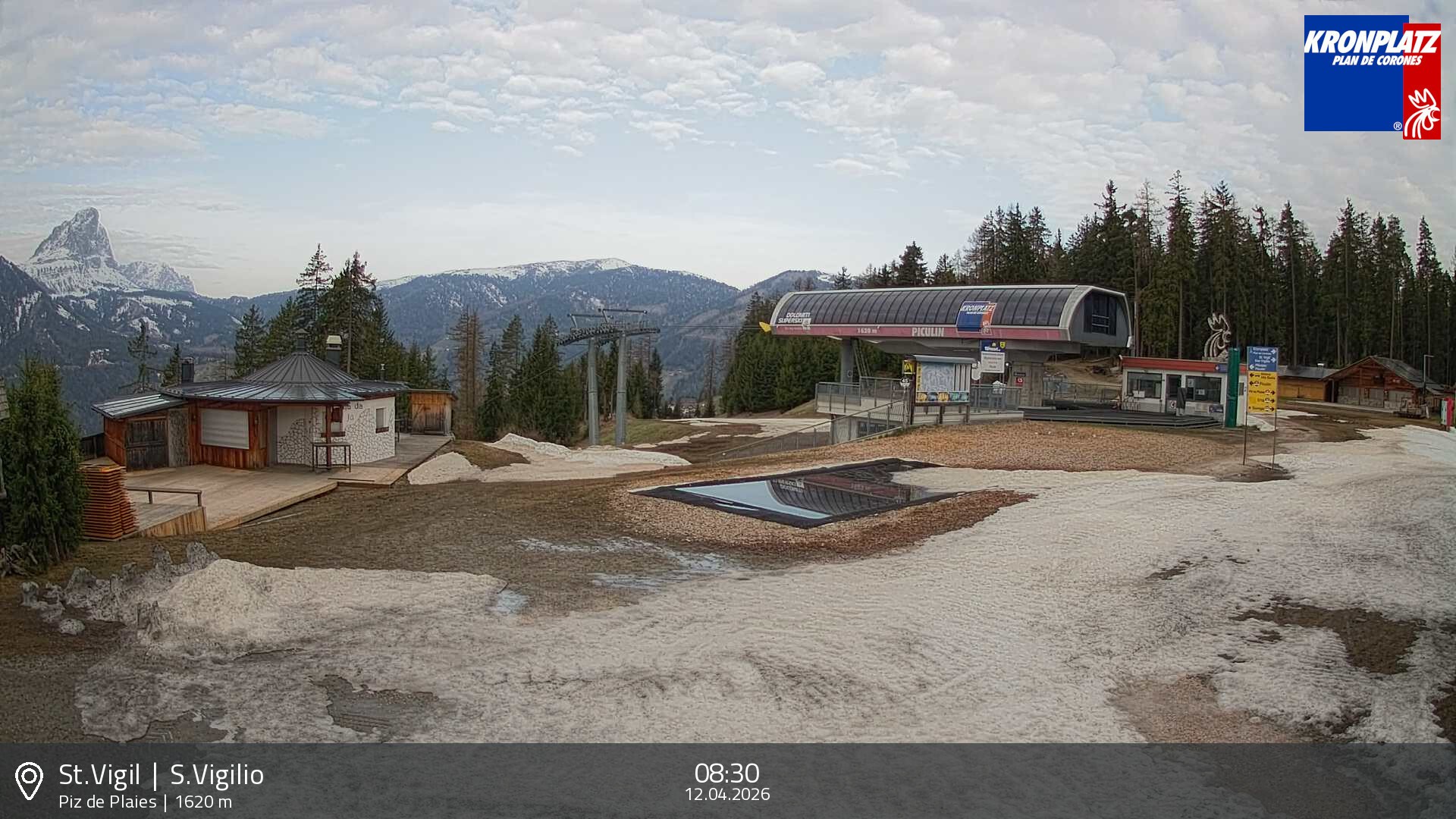 Archived image Webcam top station Piz de Plaies, Plan de Corones