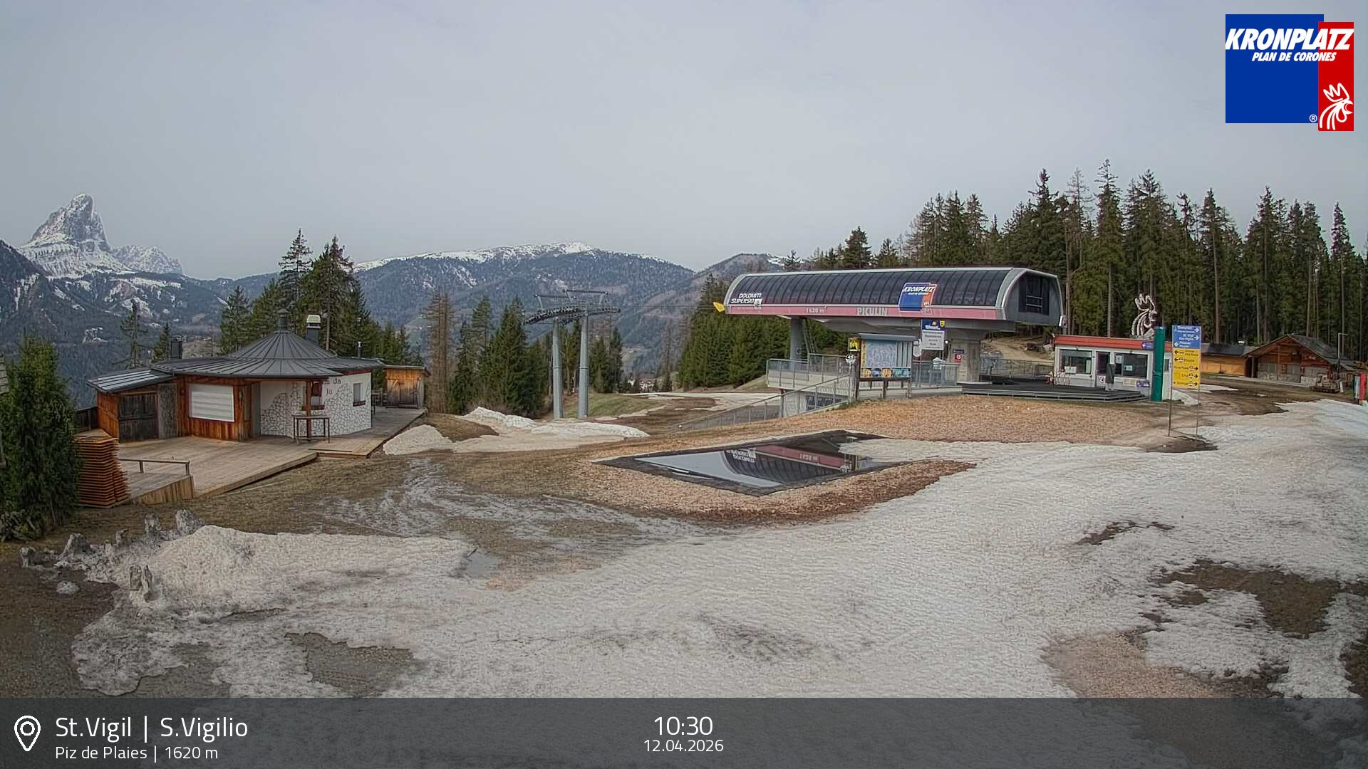 Archived image Webcam top station Piz de Plaies, Plan de Corones
