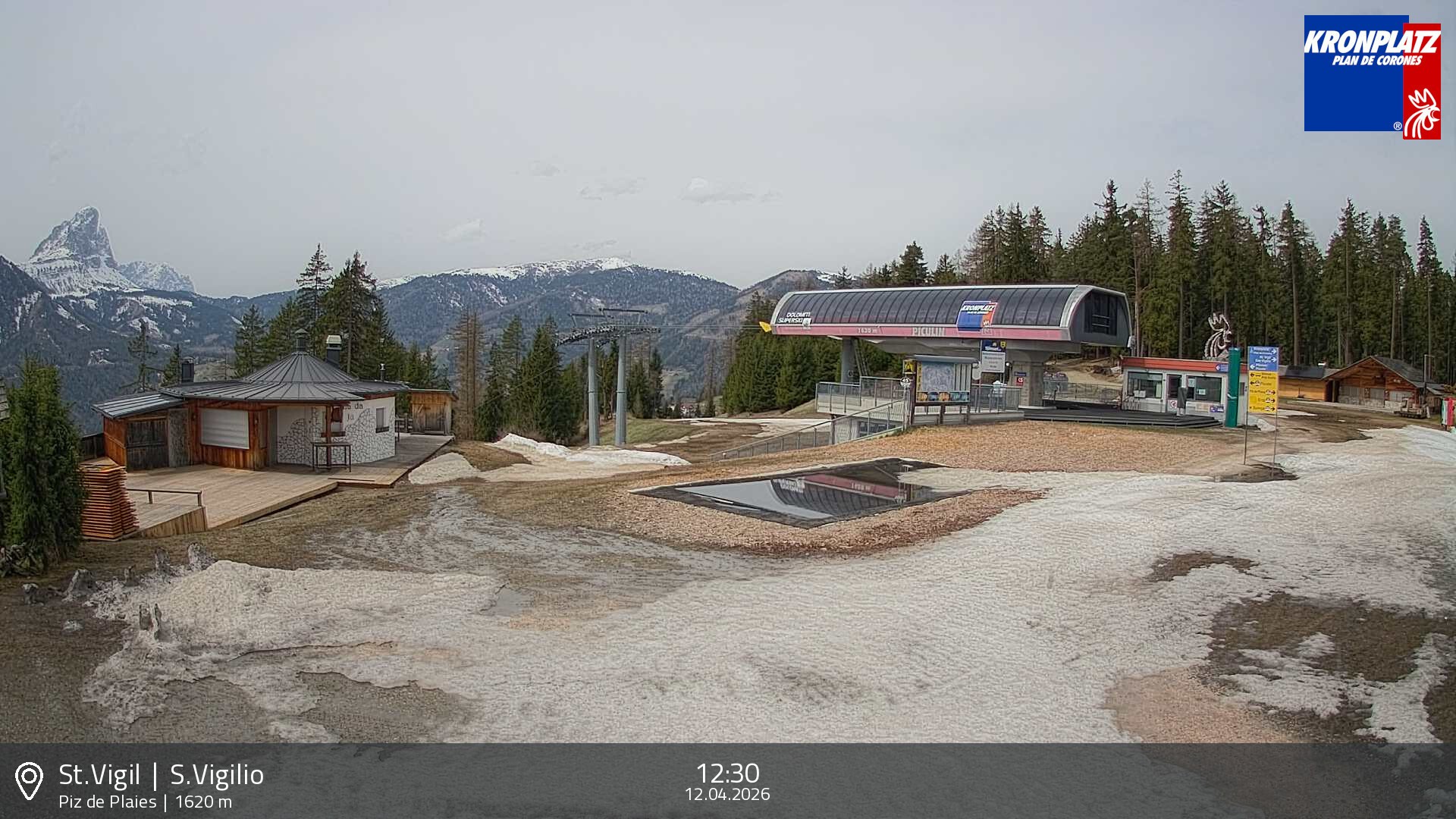 Archived image Webcam top station Piz de Plaies, Plan de Corones