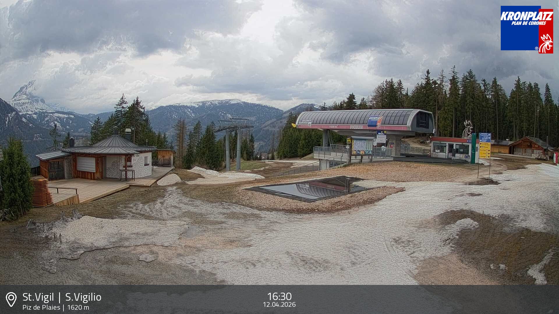 Archived image Webcam top station Piz de Plaies, Plan de Corones