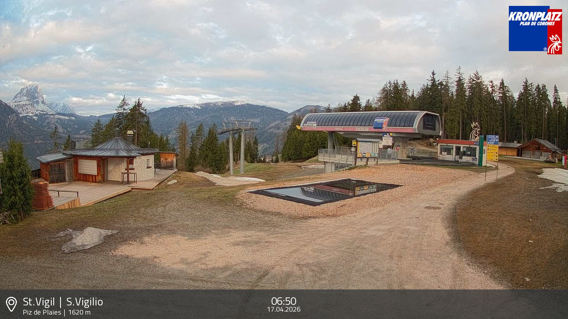 Archived image Webcam top station Piz de Plaies, Plan de Corones