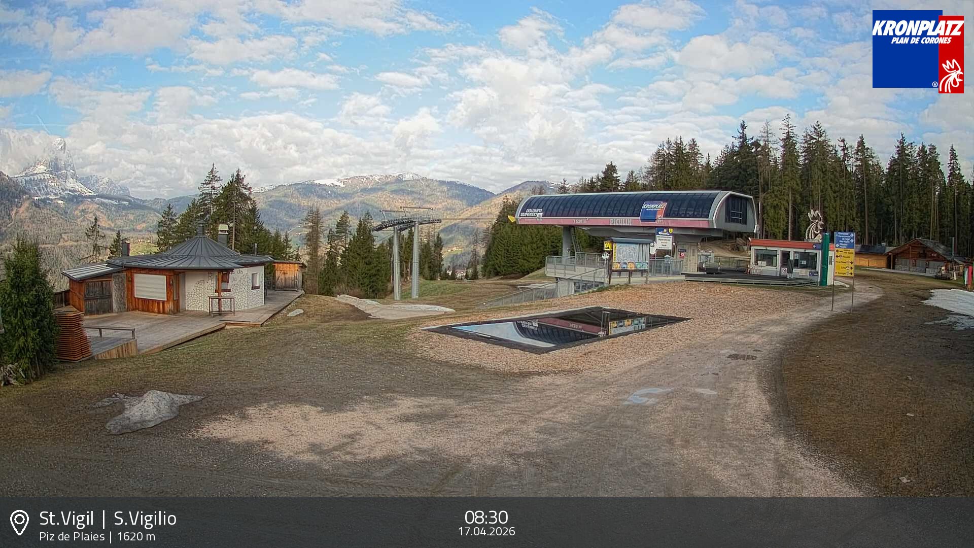 Archived image Webcam top station Piz de Plaies, Plan de Corones