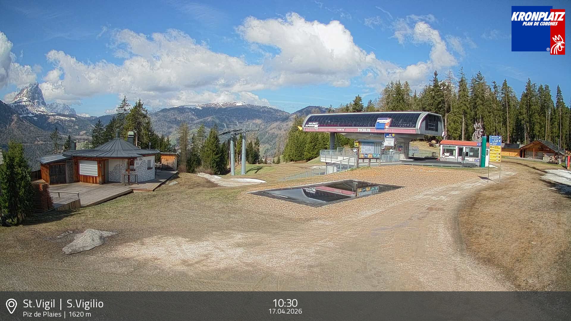 Archived image Webcam top station Piz de Plaies, Plan de Corones