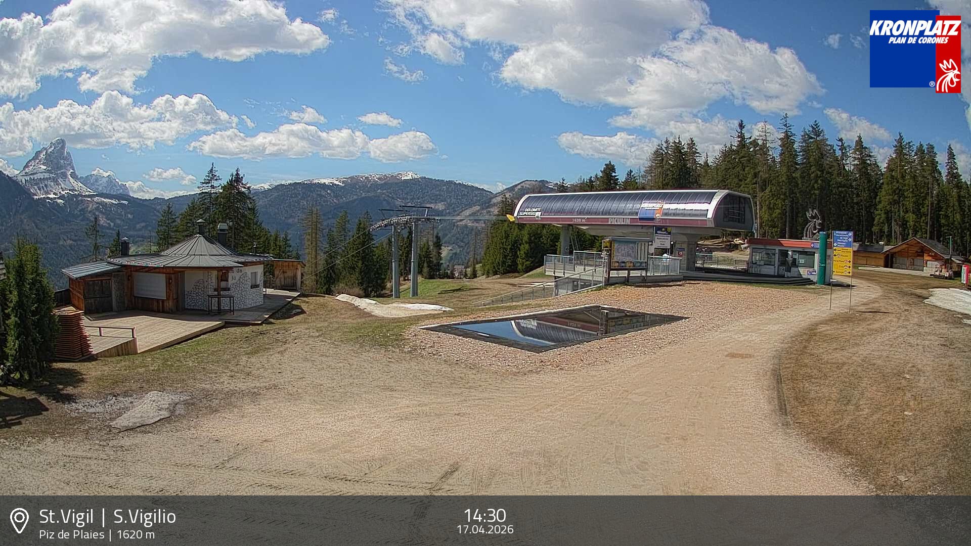 Archived image Webcam top station Piz de Plaies, Plan de Corones