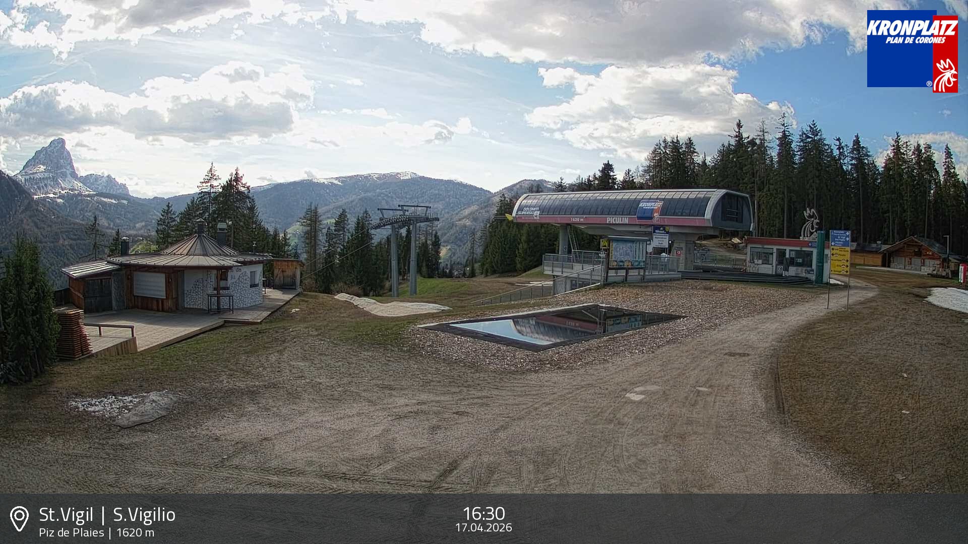 Archived image Webcam top station Piz de Plaies, Plan de Corones