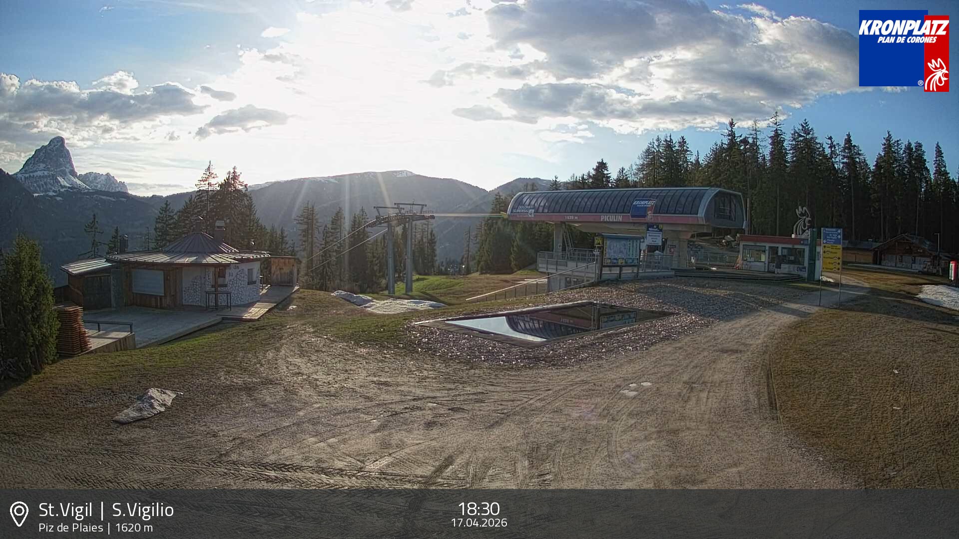 Archiv Foto Webcam Piz de Plaies, Kronplatz