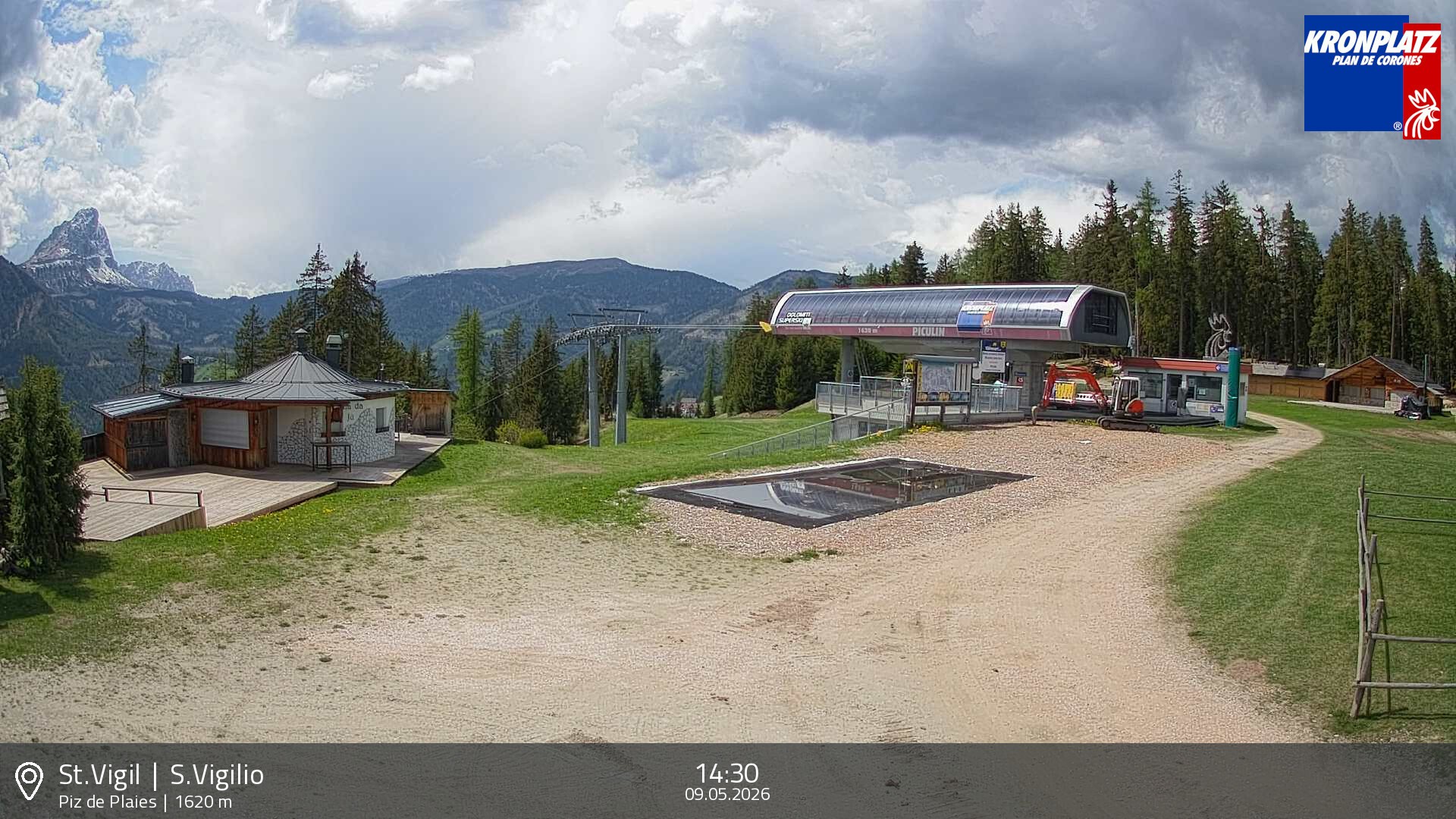 Archiv Foto Webcam Piz de Plaies, Kronplatz
