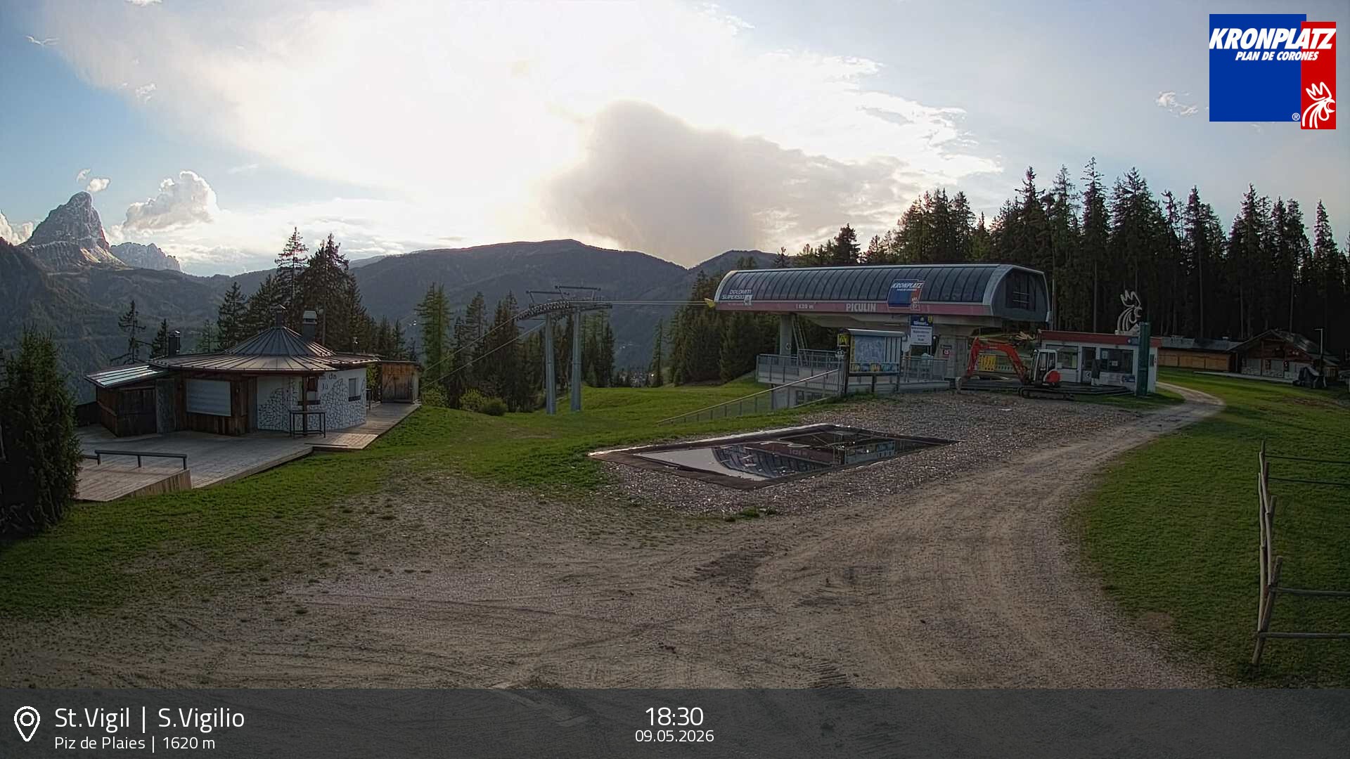 Archiv Foto Webcam Piz de Plaies, Kronplatz