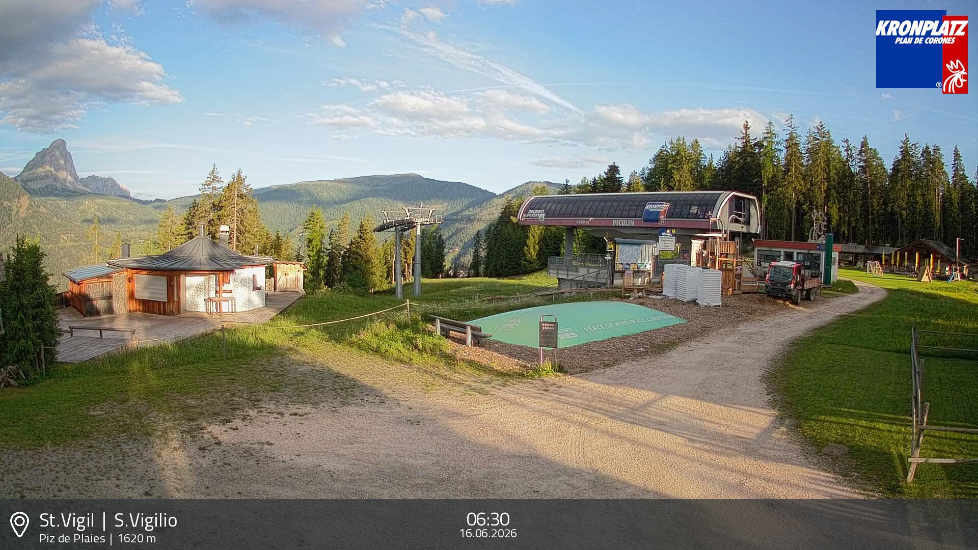 Archiv Foto Webcam Piz de Plaies, Kronplatz