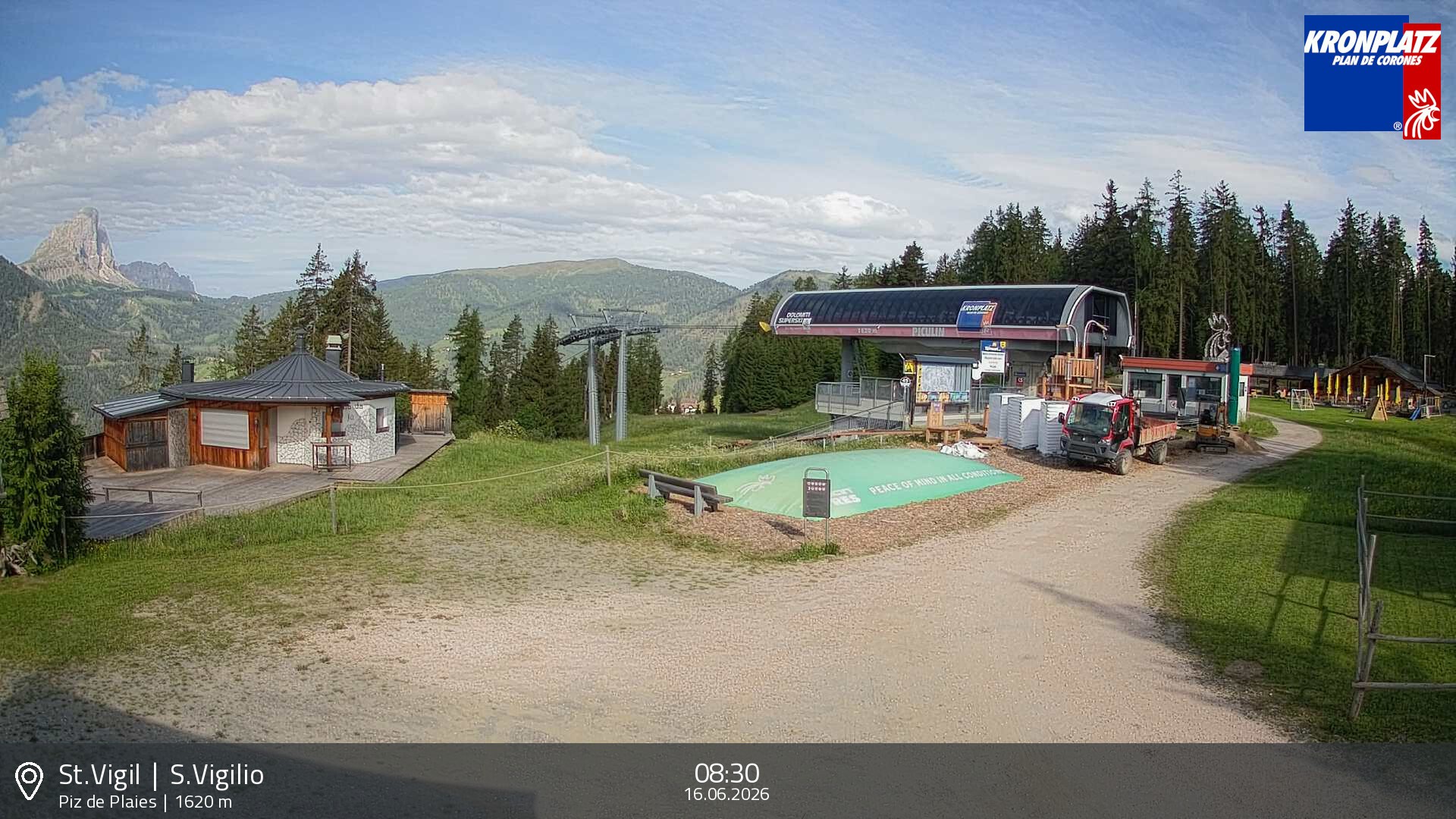 Archiv Foto Webcam Piz de Plaies, Kronplatz
