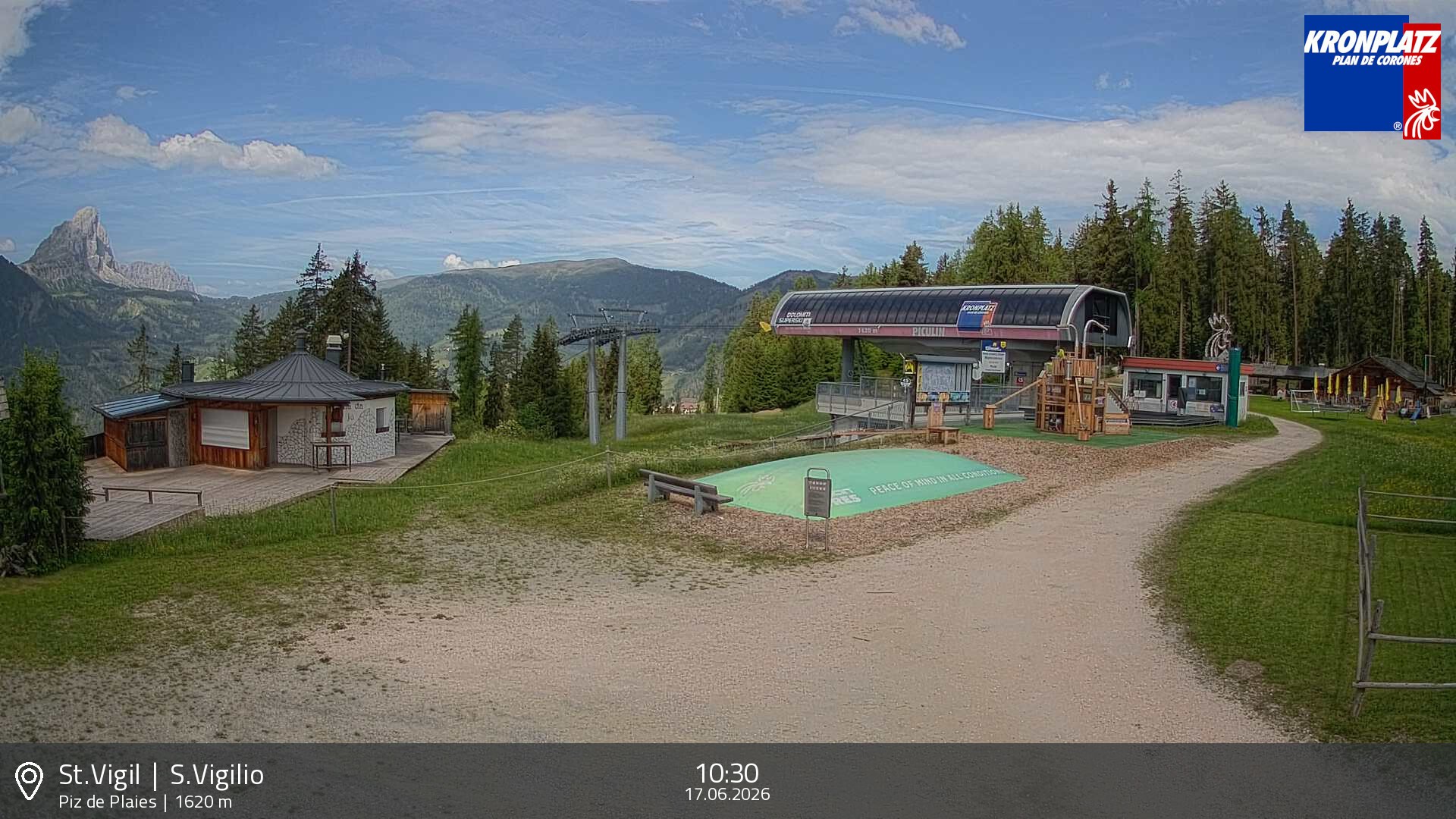Archiv Foto Webcam Piz de Plaies, Kronplatz