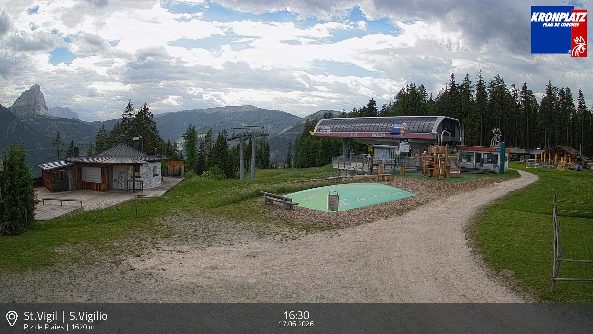 Archiv Foto Webcam Piz de Plaies, Kronplatz