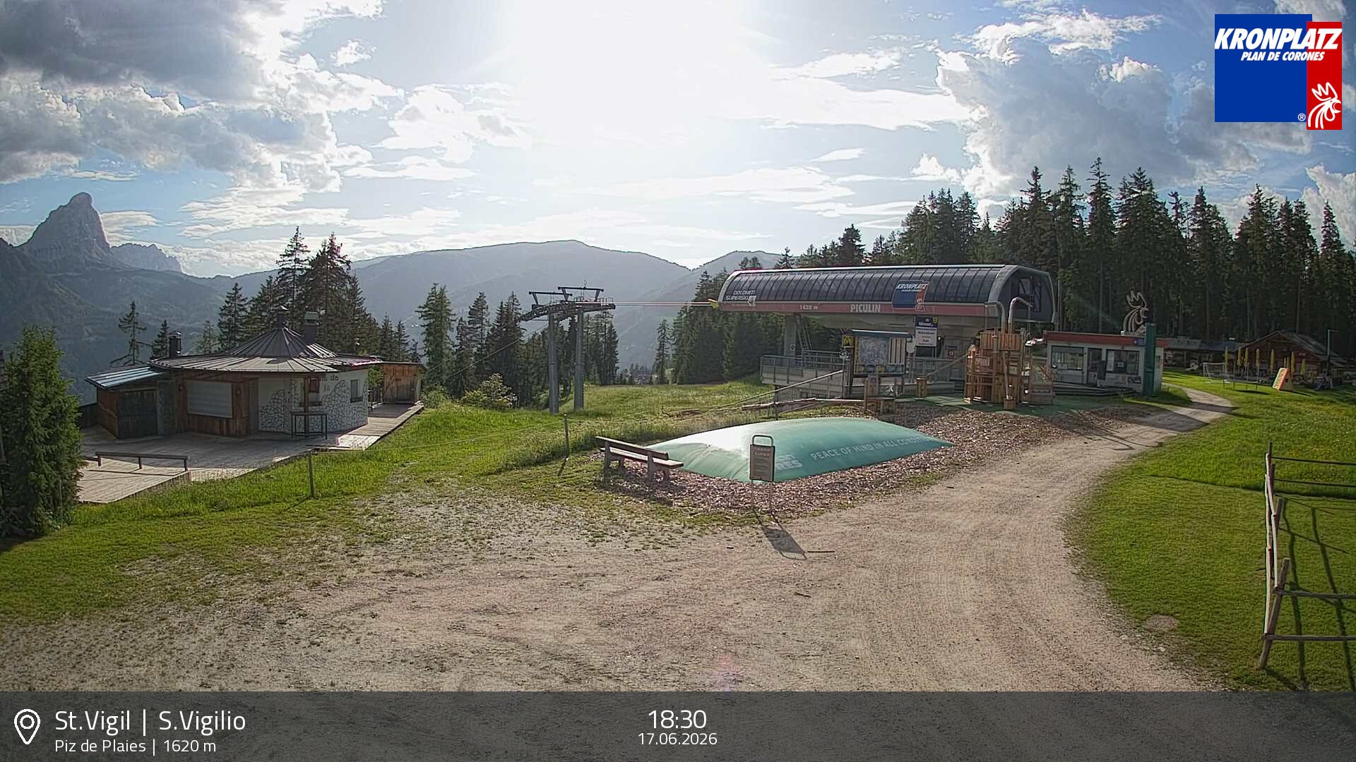 Archiv Foto Webcam Piz de Plaies, Kronplatz