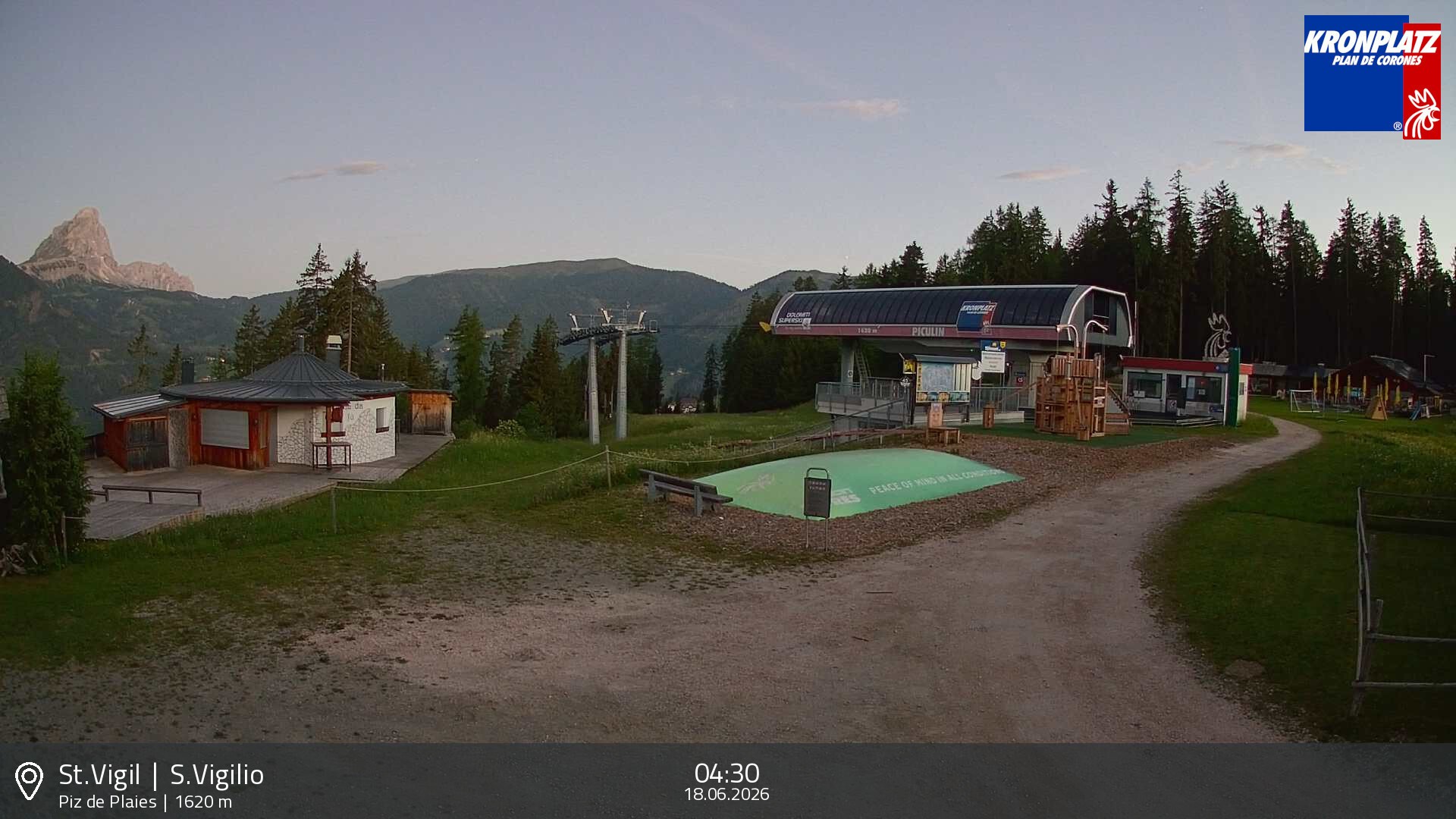 Archiv Foto Webcam Piz de Plaies, Kronplatz