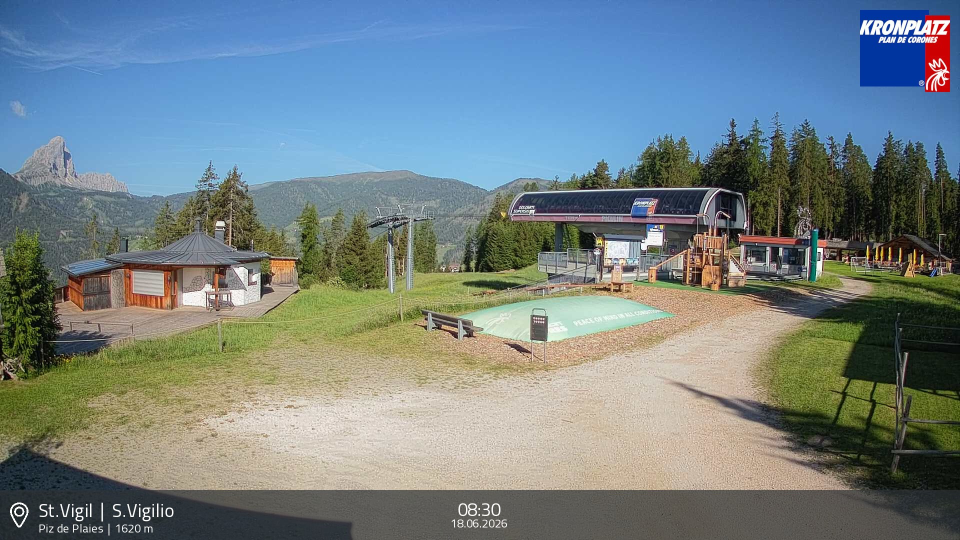 Archiv Foto Webcam Piz de Plaies, Kronplatz