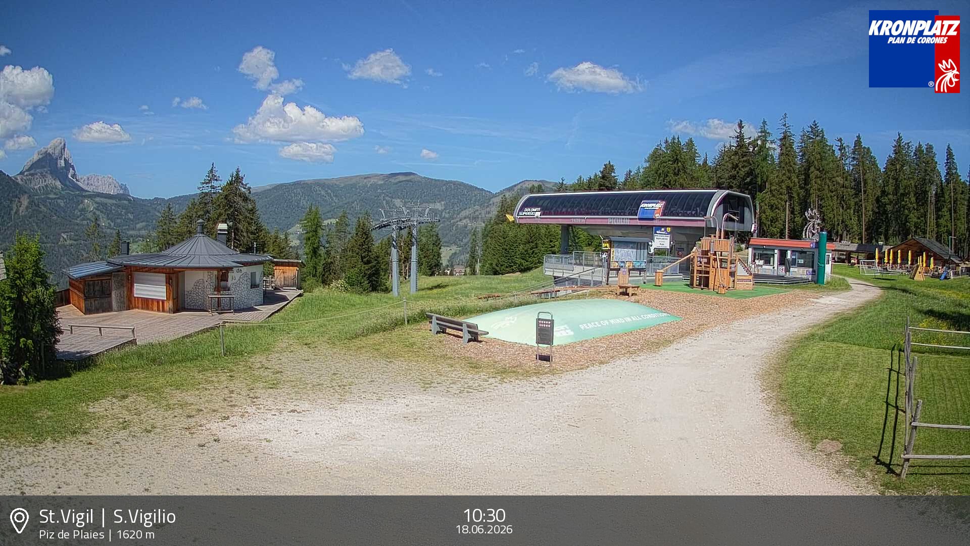 Archiv Foto Webcam Piz de Plaies, Kronplatz