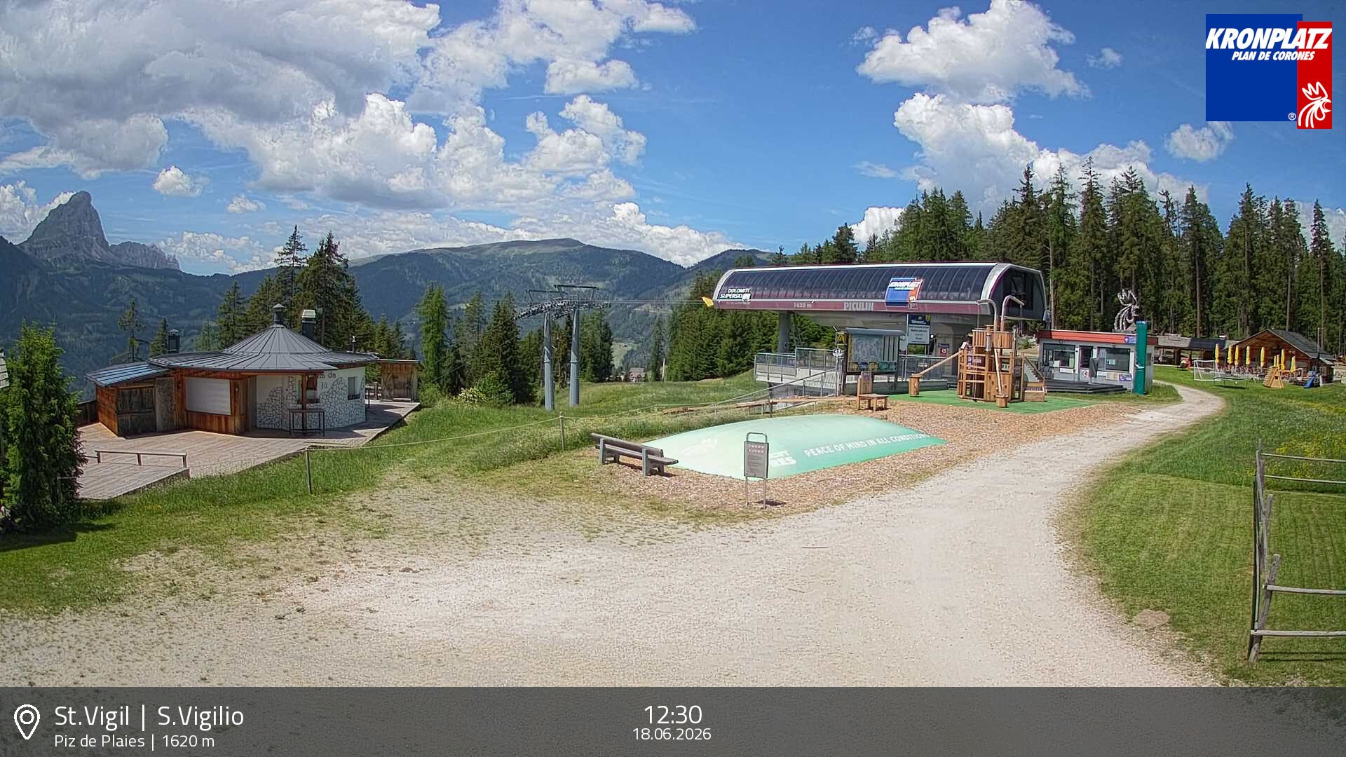 Archiv Foto Webcam Piz de Plaies, Kronplatz