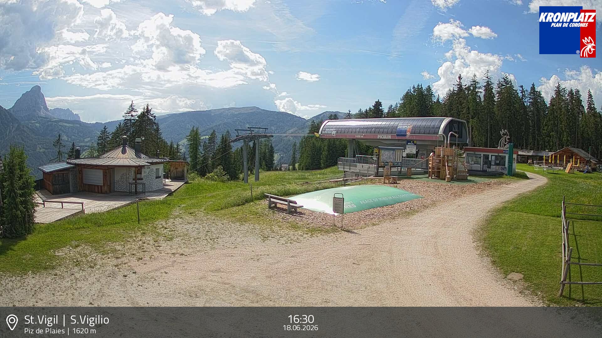 Archiv Foto Webcam Piz de Plaies, Kronplatz