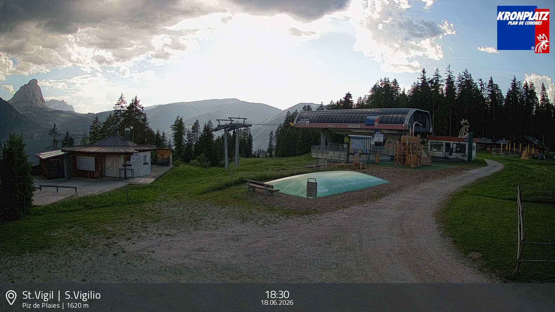 Archiv Foto Webcam Piz de Plaies, Kronplatz