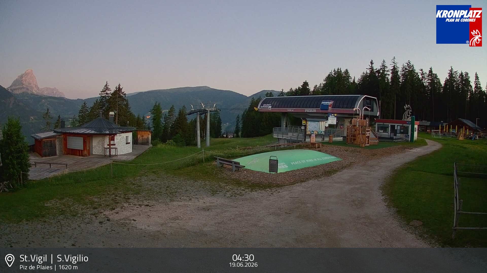 Archiv Foto Webcam Piz de Plaies, Kronplatz
