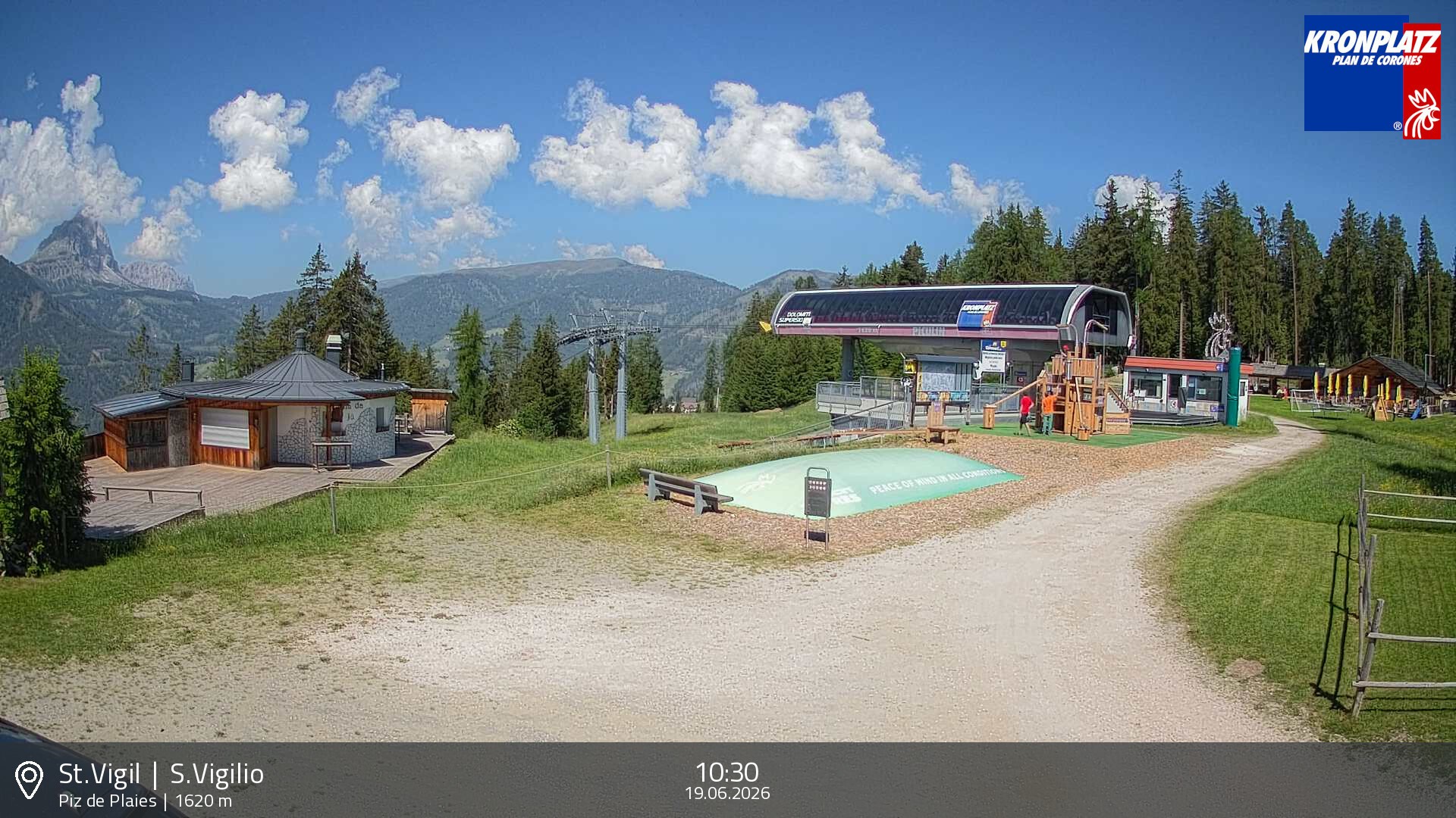 Archiv Foto Webcam Piz de Plaies, Kronplatz