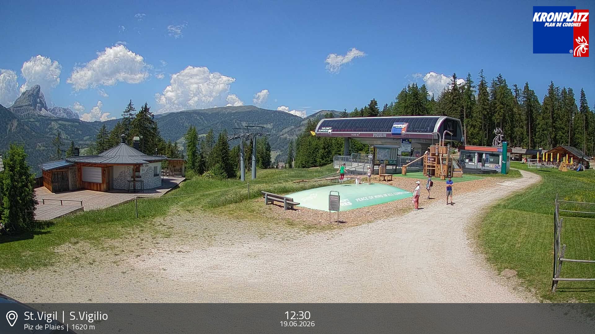 Archiv Foto Webcam Piz de Plaies, Kronplatz
