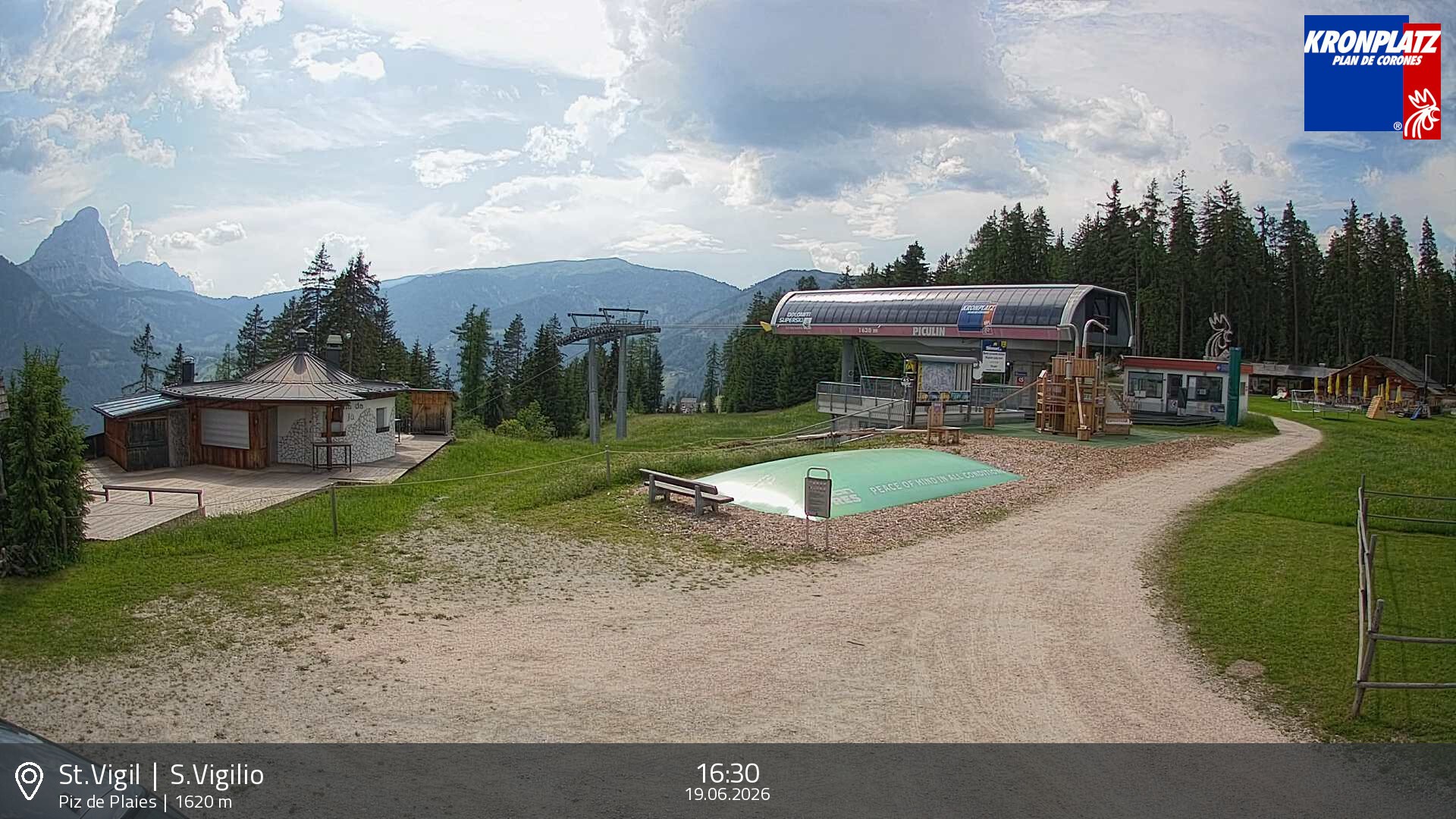 Archiv Foto Webcam Piz de Plaies, Kronplatz