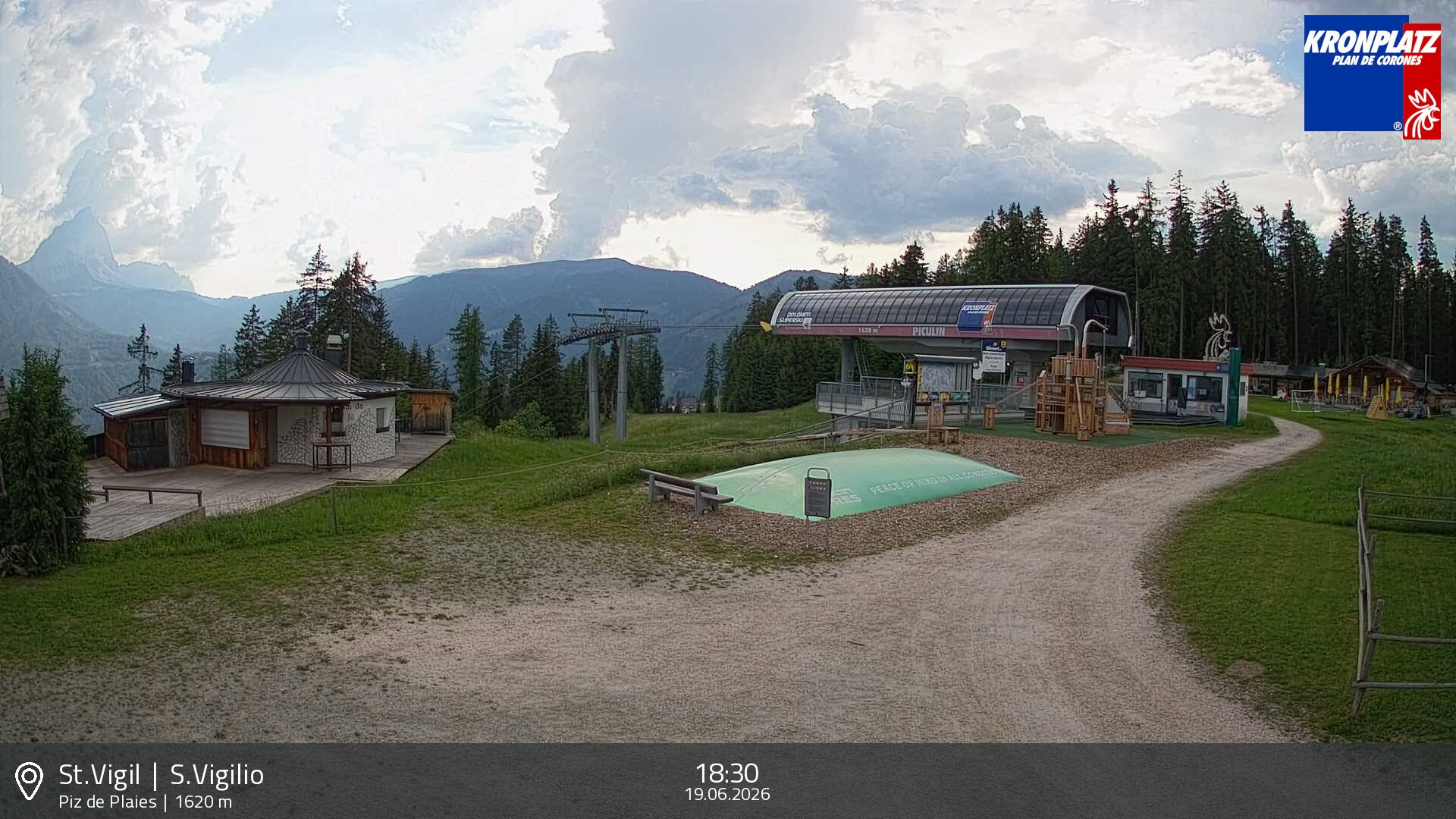 Archiv Foto Webcam Piz de Plaies, Kronplatz