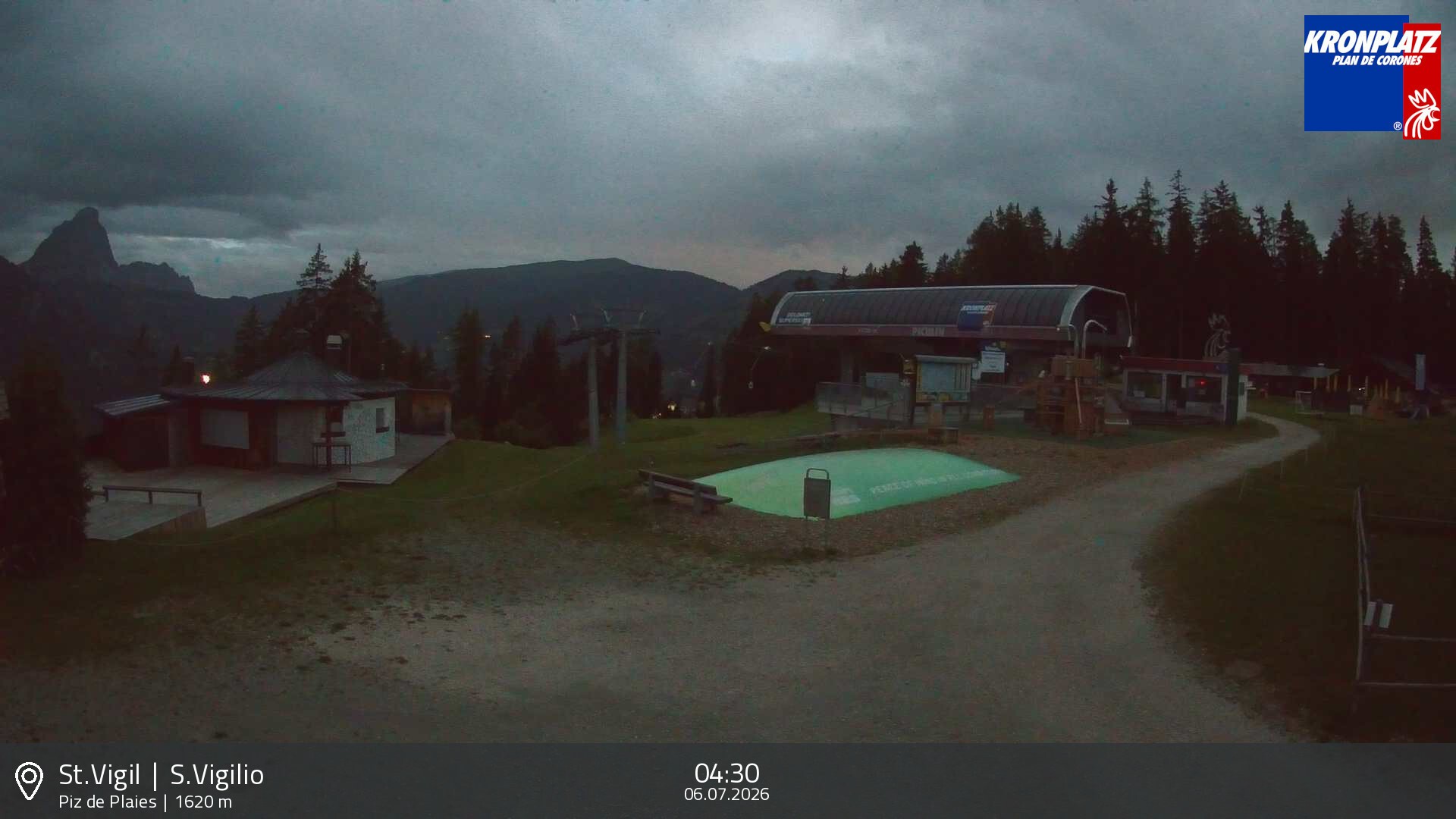 Archiv Foto Webcam Piz de Plaies, Kronplatz